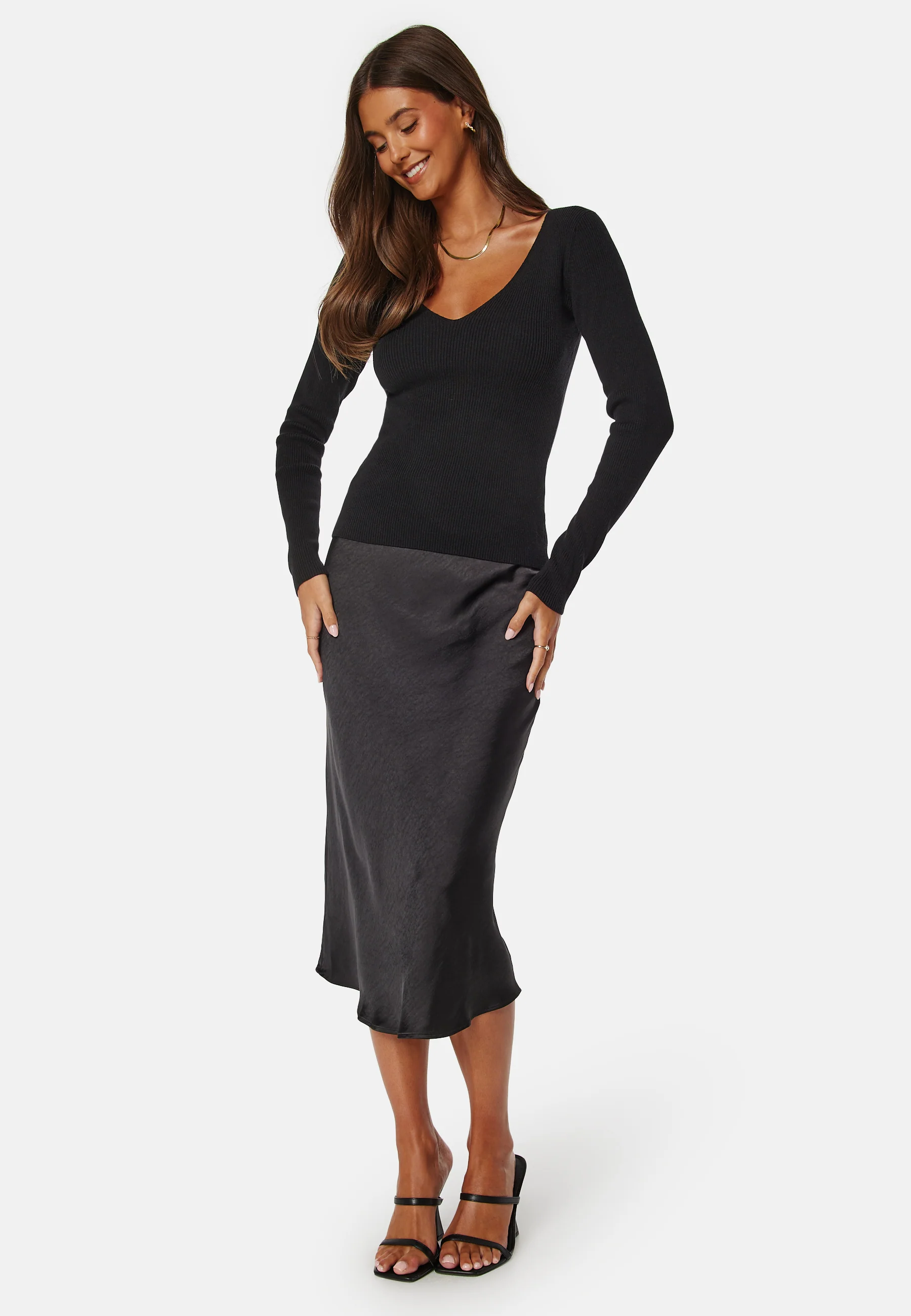 V-neck Knitted Top - Image 3