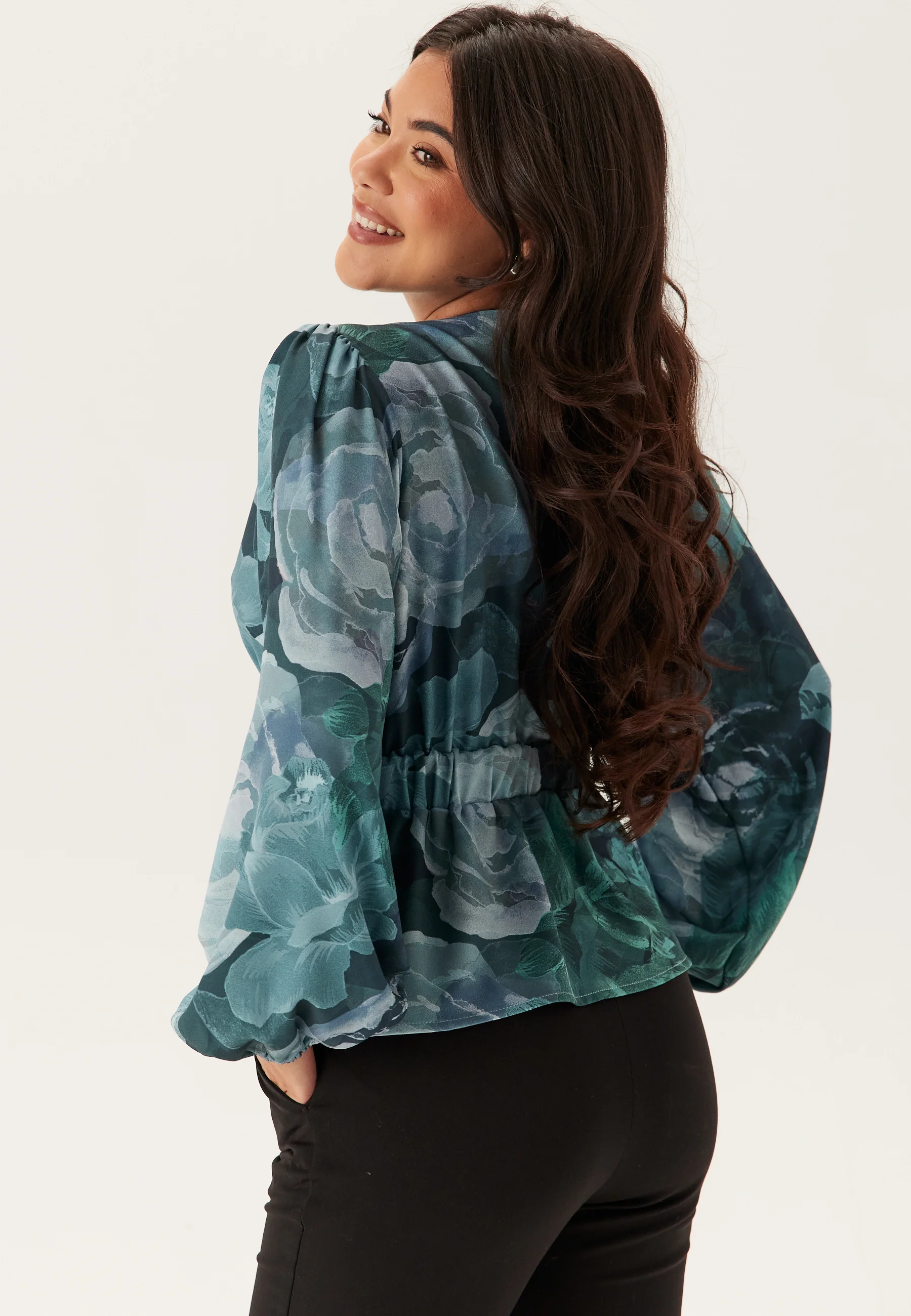 V-neck L/S Blouse - Image 2