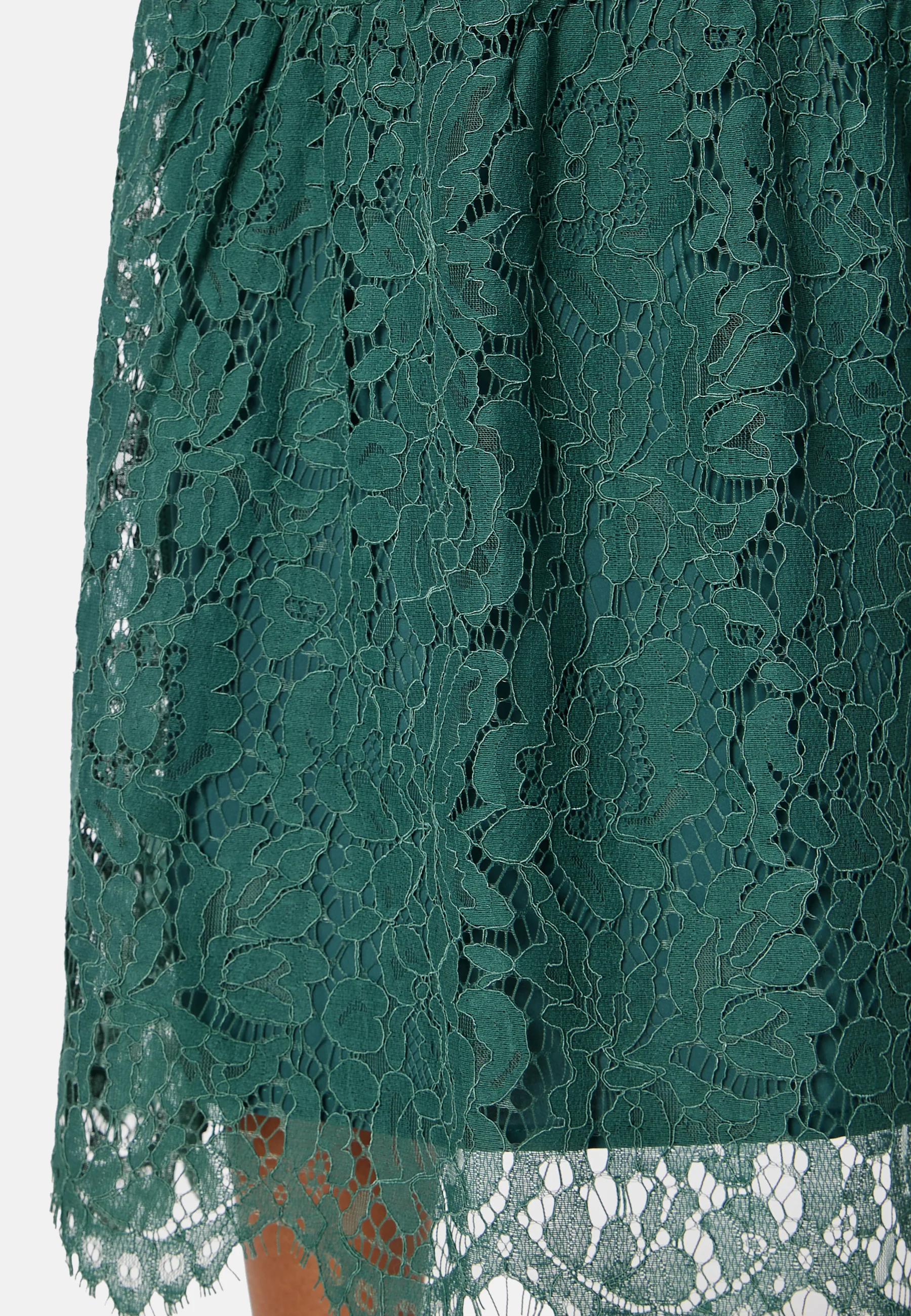 V-neck Lace Midi Dress - Image 4