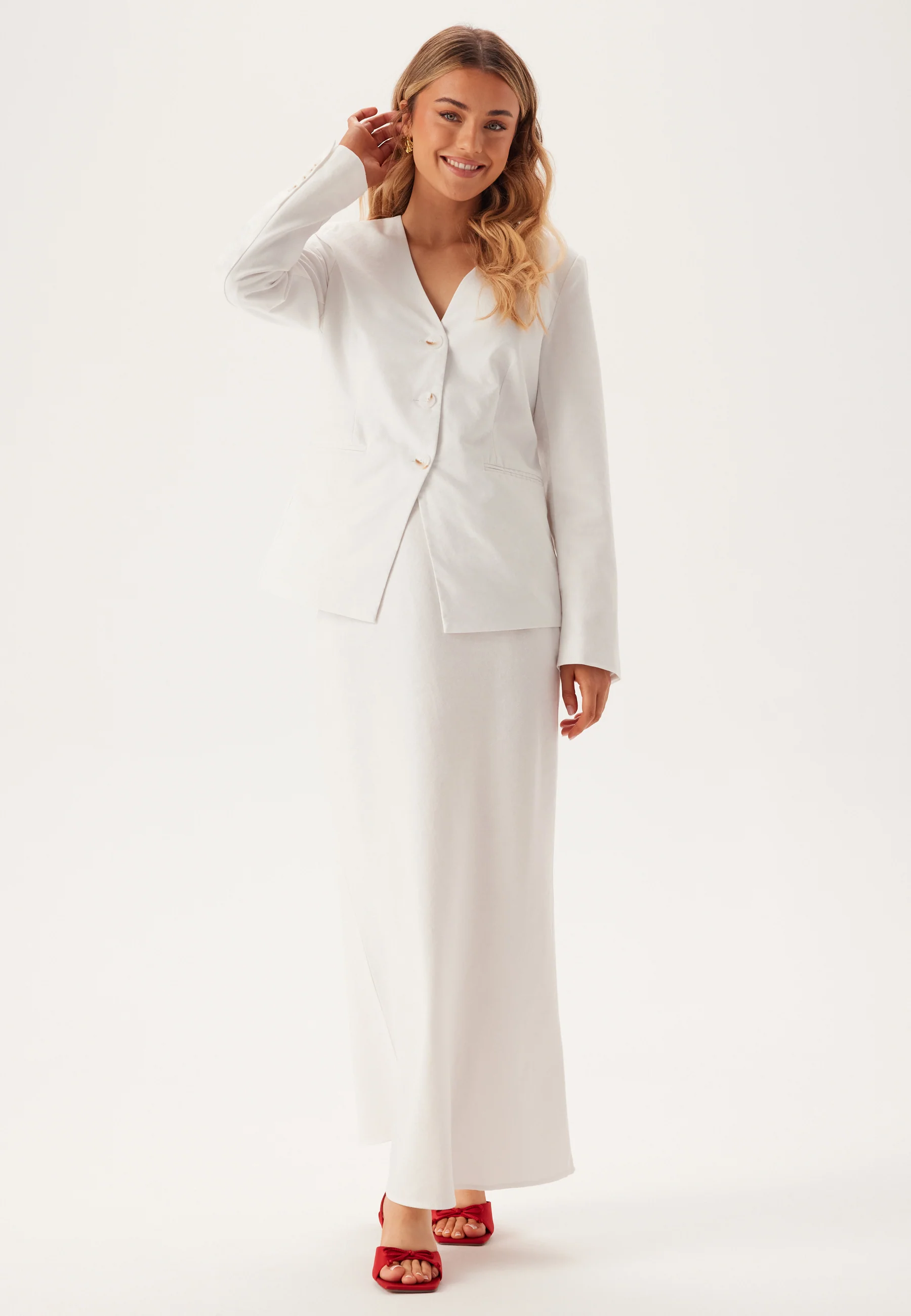 V-neck Shaped Blazer - Image 5