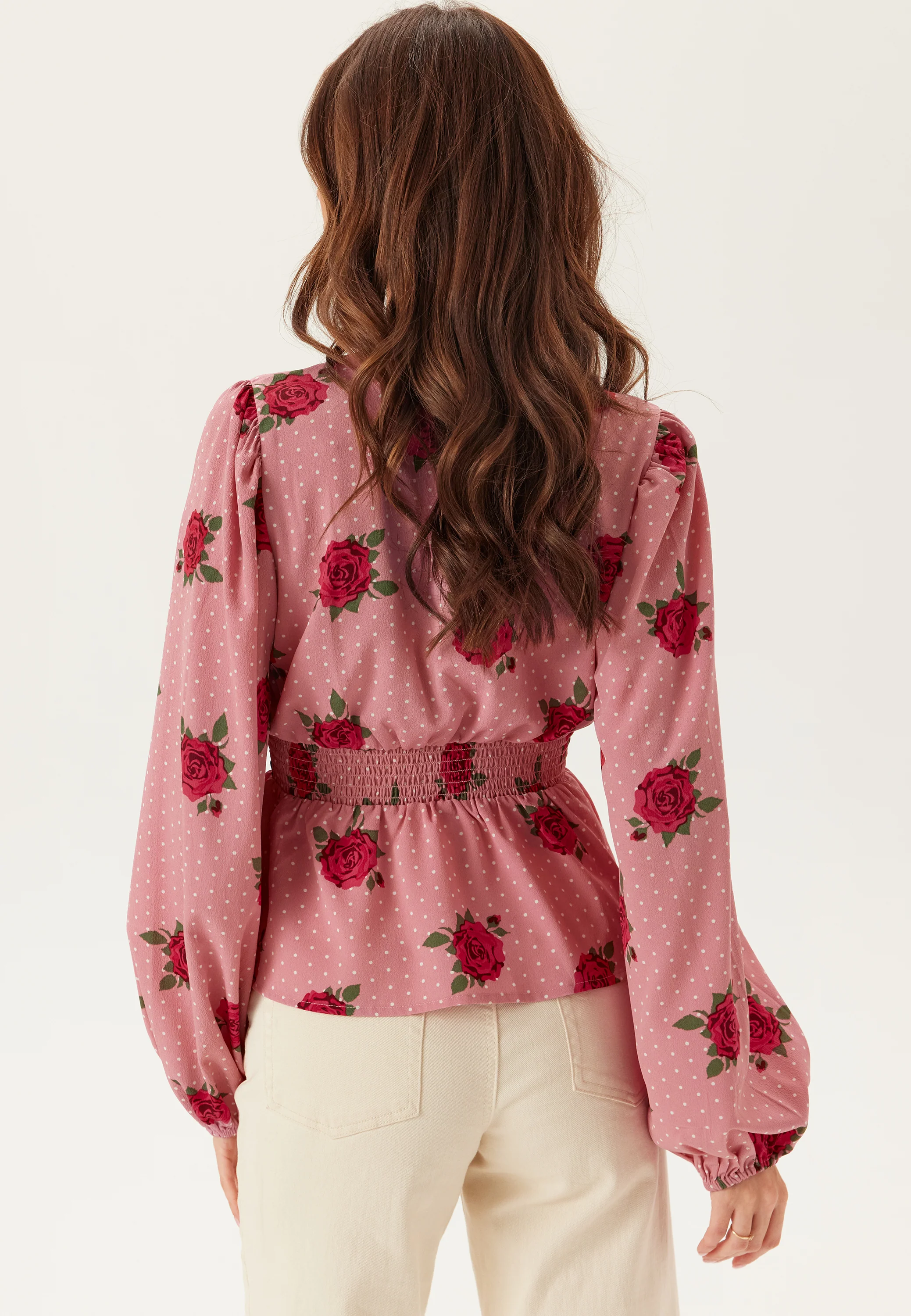 V-neck Smock Blouse - Image 3