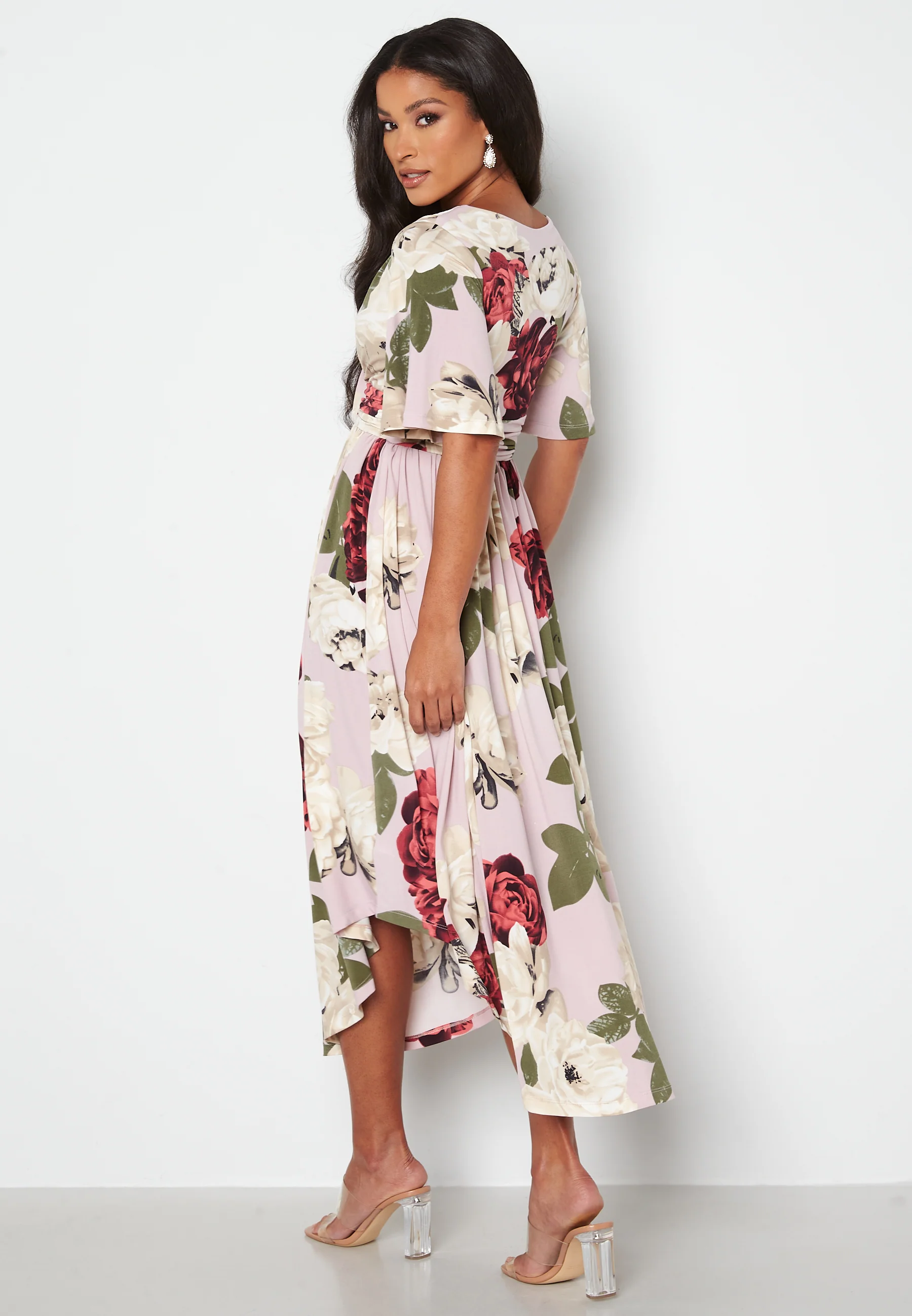 Valeria Butterfly Sleeve Dress - Image 2