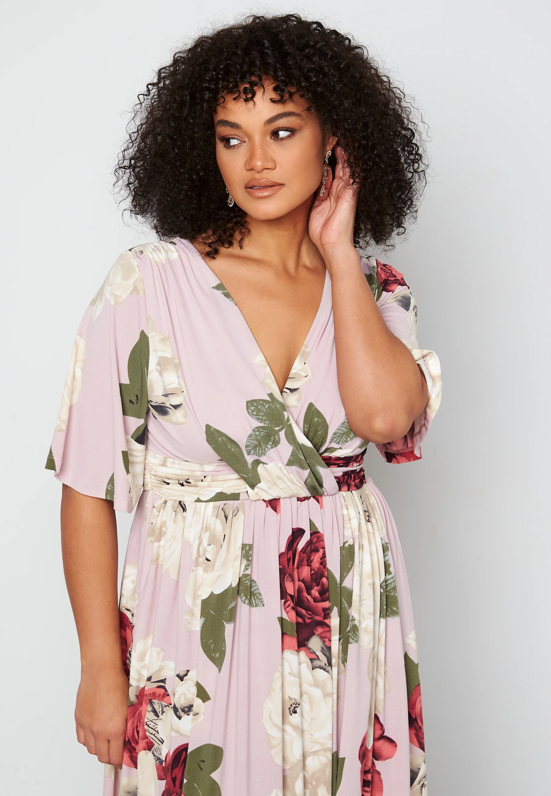 Valeria Butterfly Sleeve Dress - Image 7
