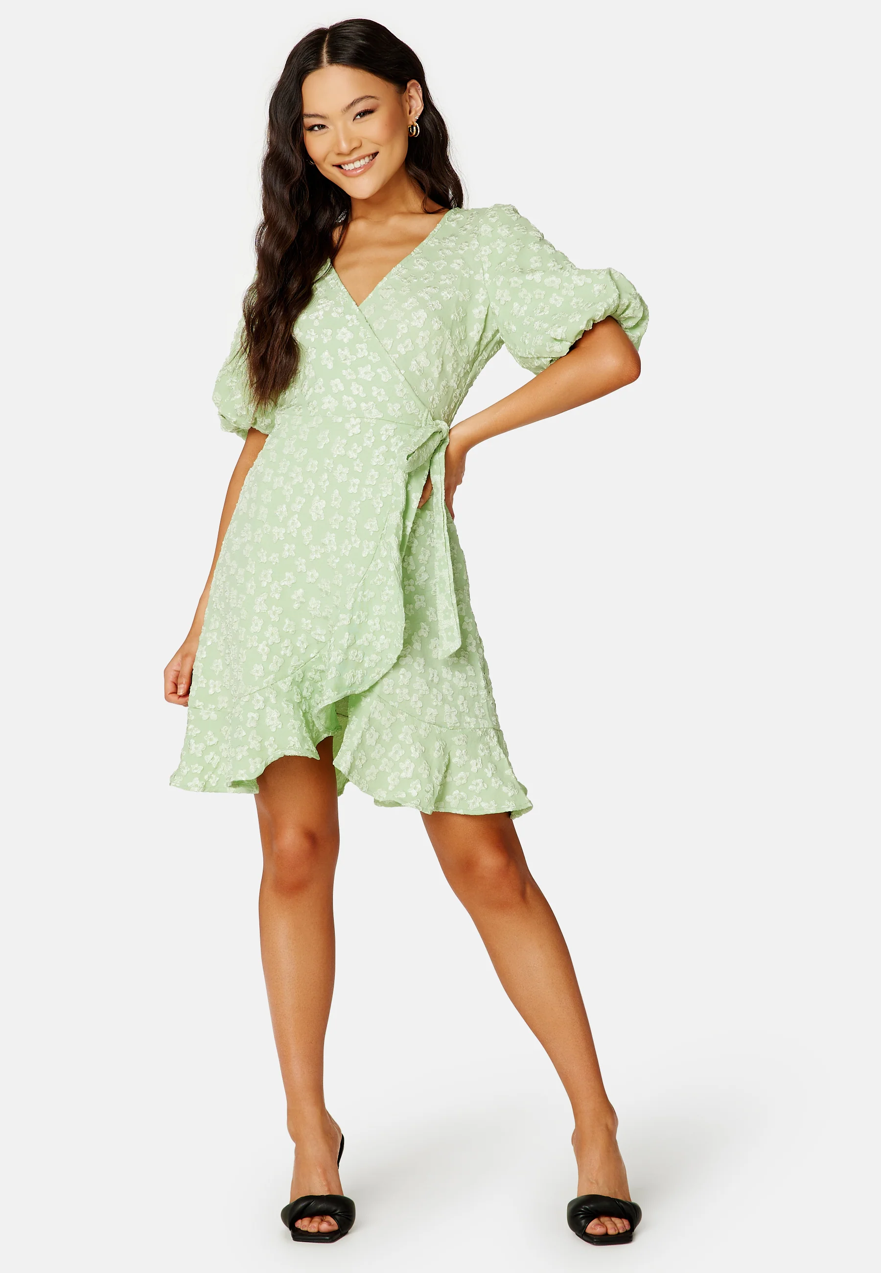 Vea 2/4 Wrap Dress - Image 3