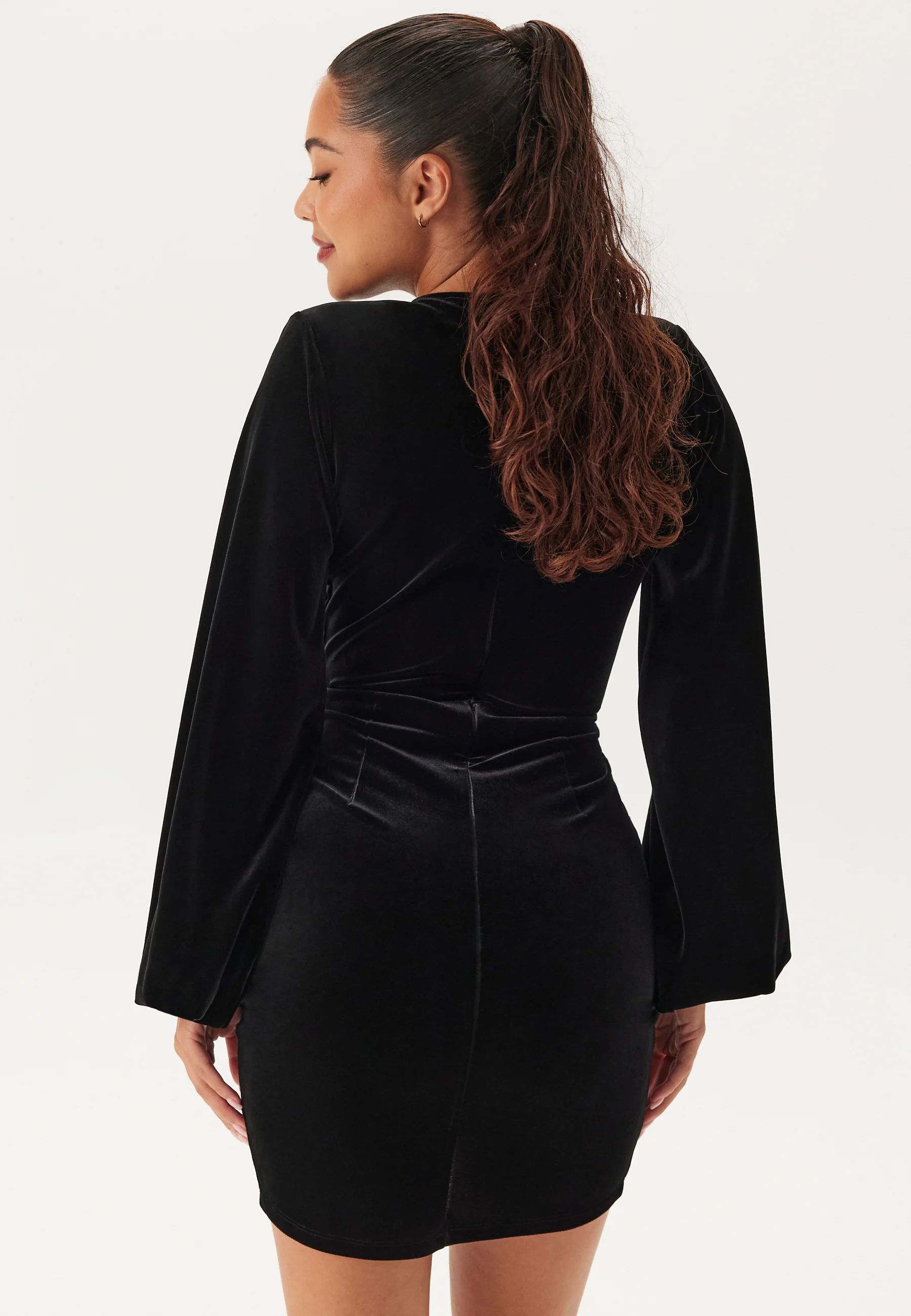 Velvet Wrap Dress - Image 2