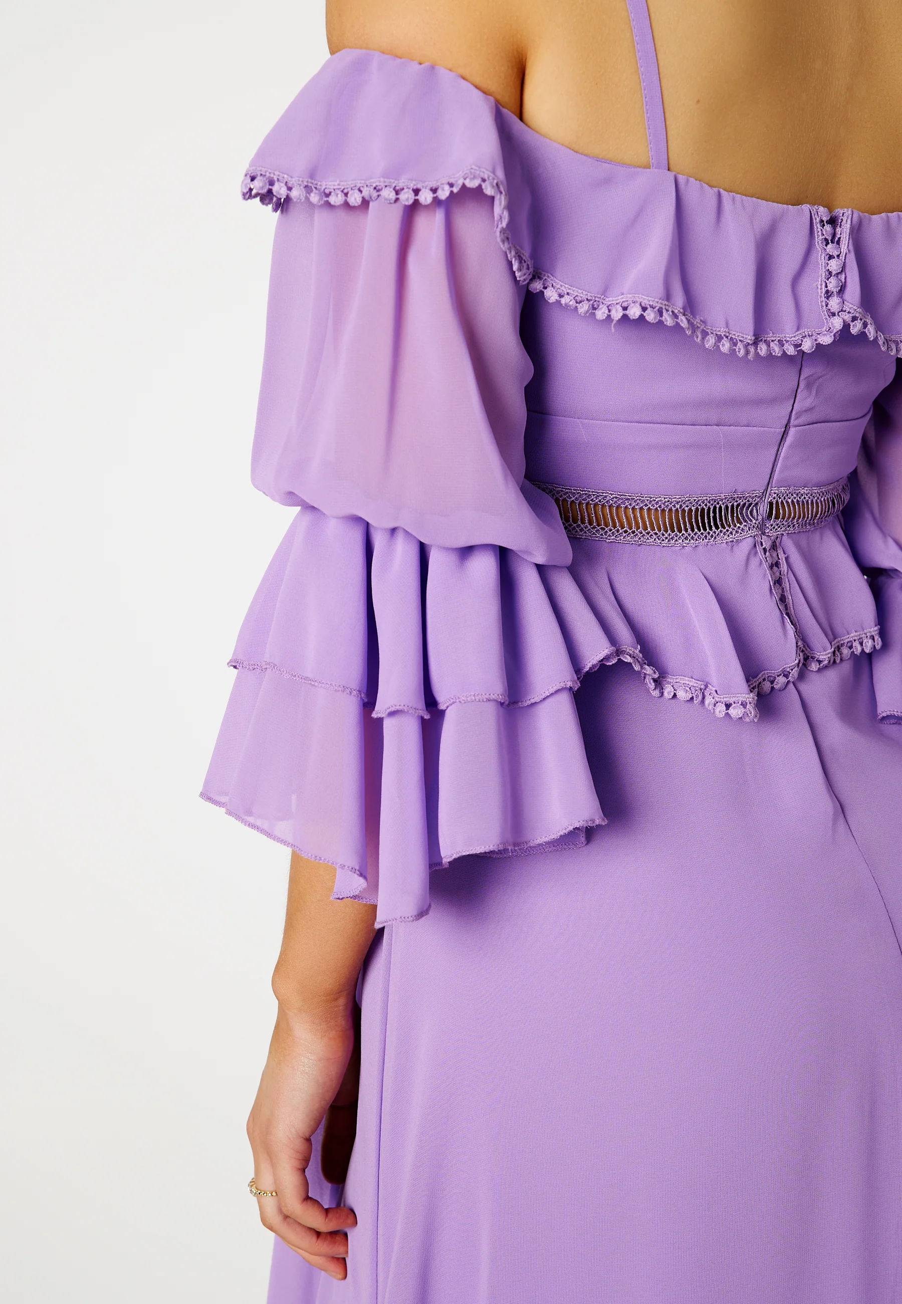 Vendela Off Shoulder Maxi Dress - Image 4