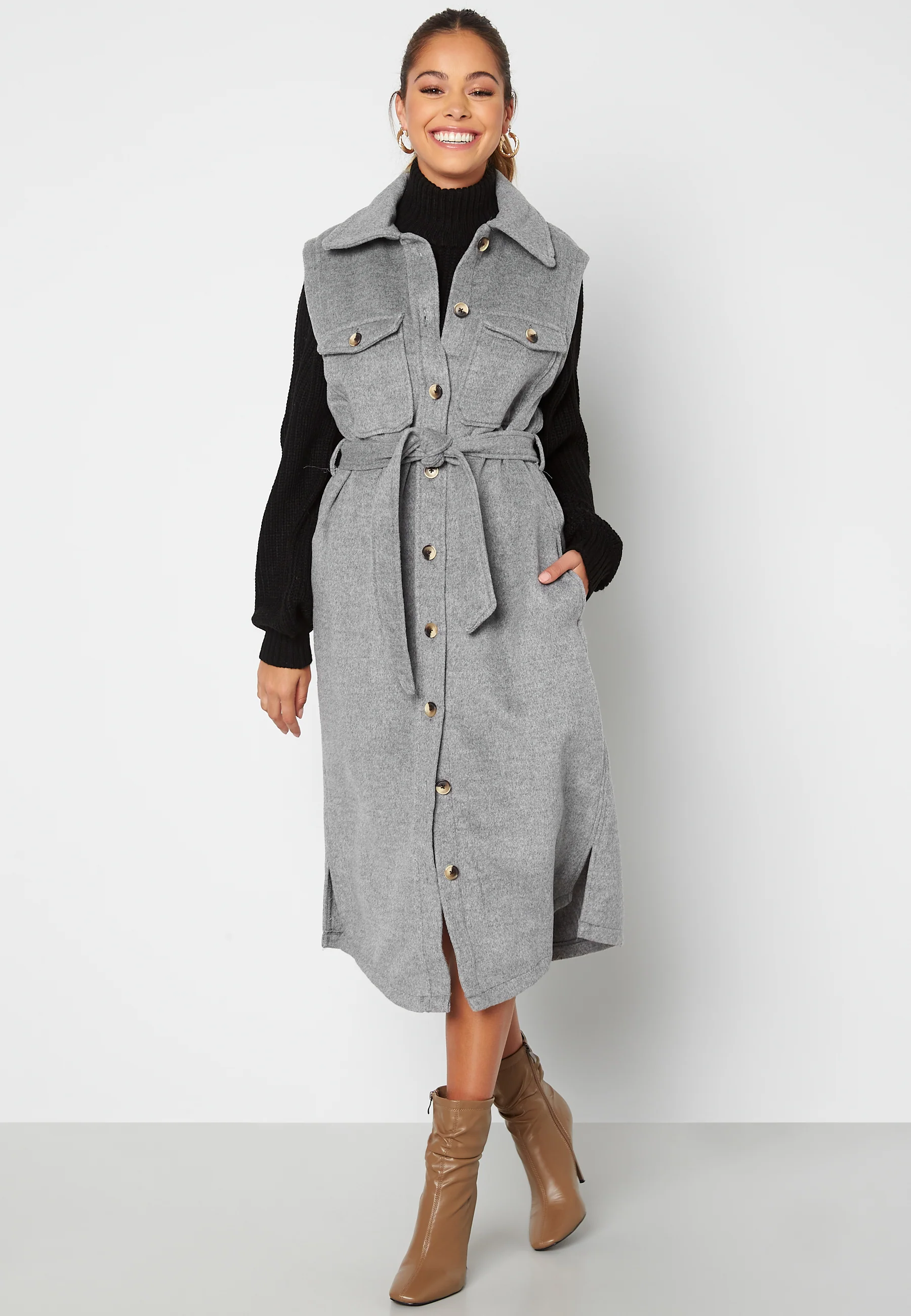 Vera Owen S/L Long Vest - Image 2