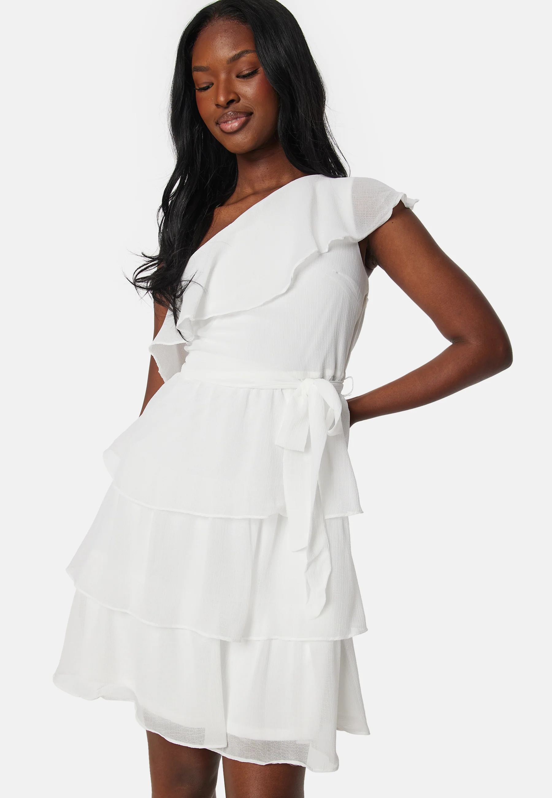 Viabbelone flounce short dress - Image 3