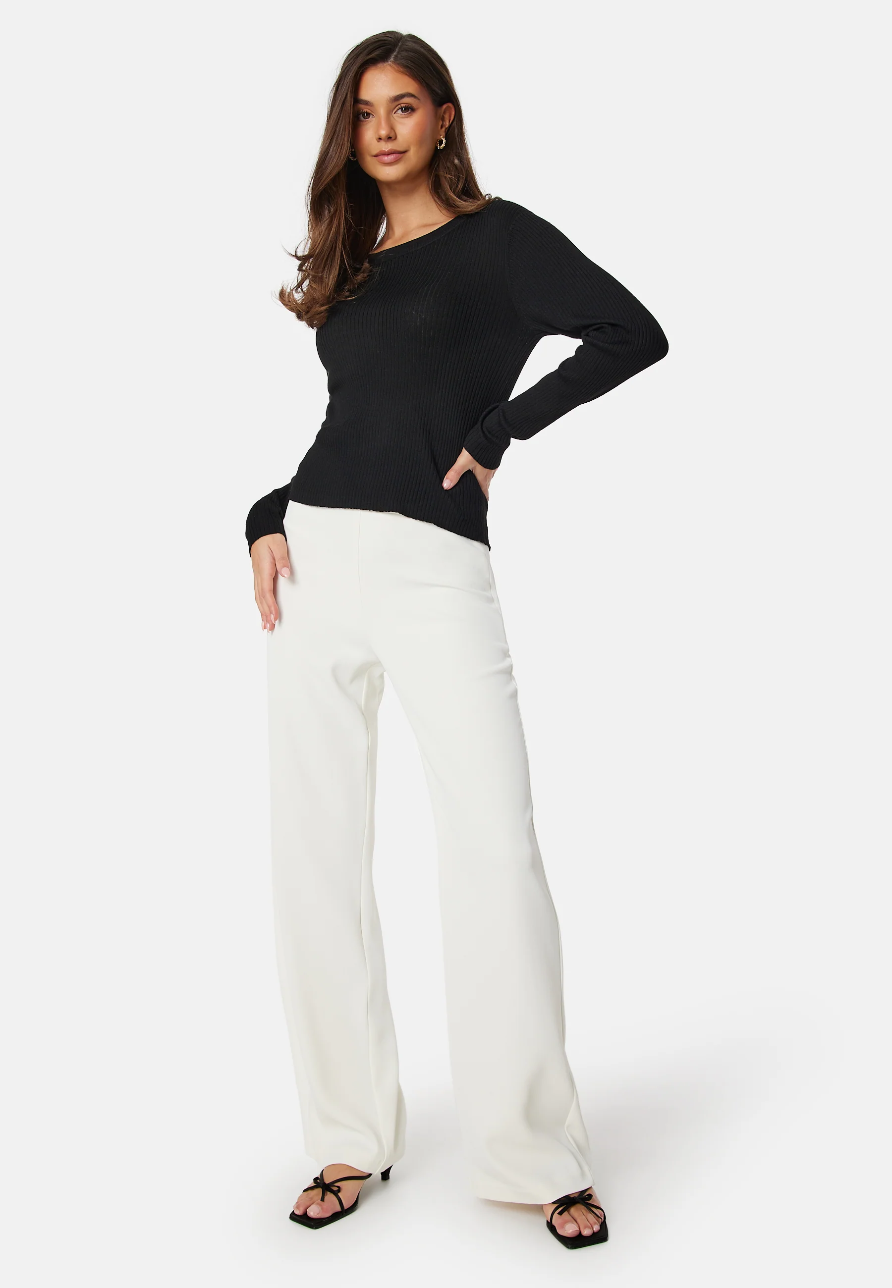 Viabella Rib L/S Knit Top - Image 3