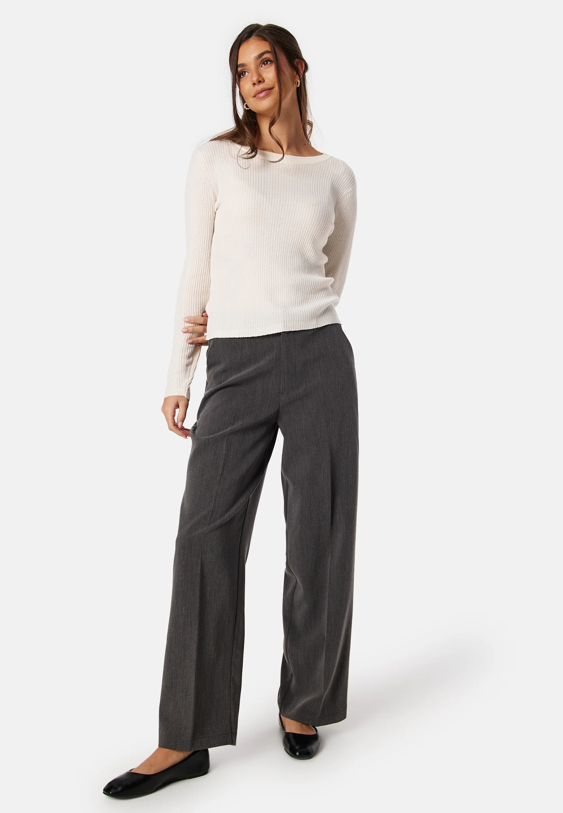 Viabella Rib L/S Knit Top - Image 3