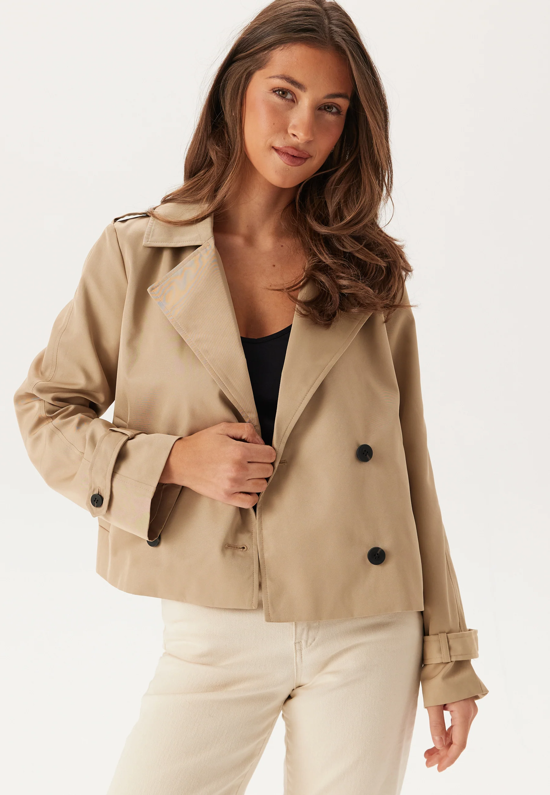 Viaddison L/S SHORT TRENCHCOAT - Image 2