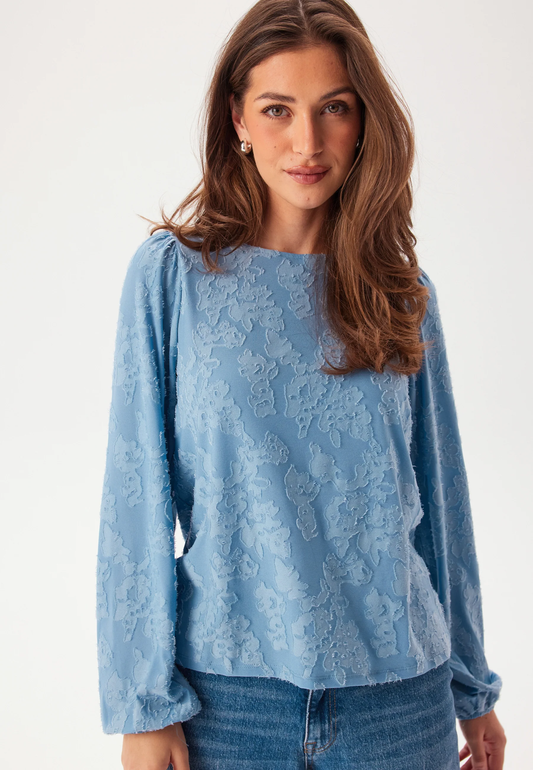 Viadele O-neck L/S TOP TOP Top