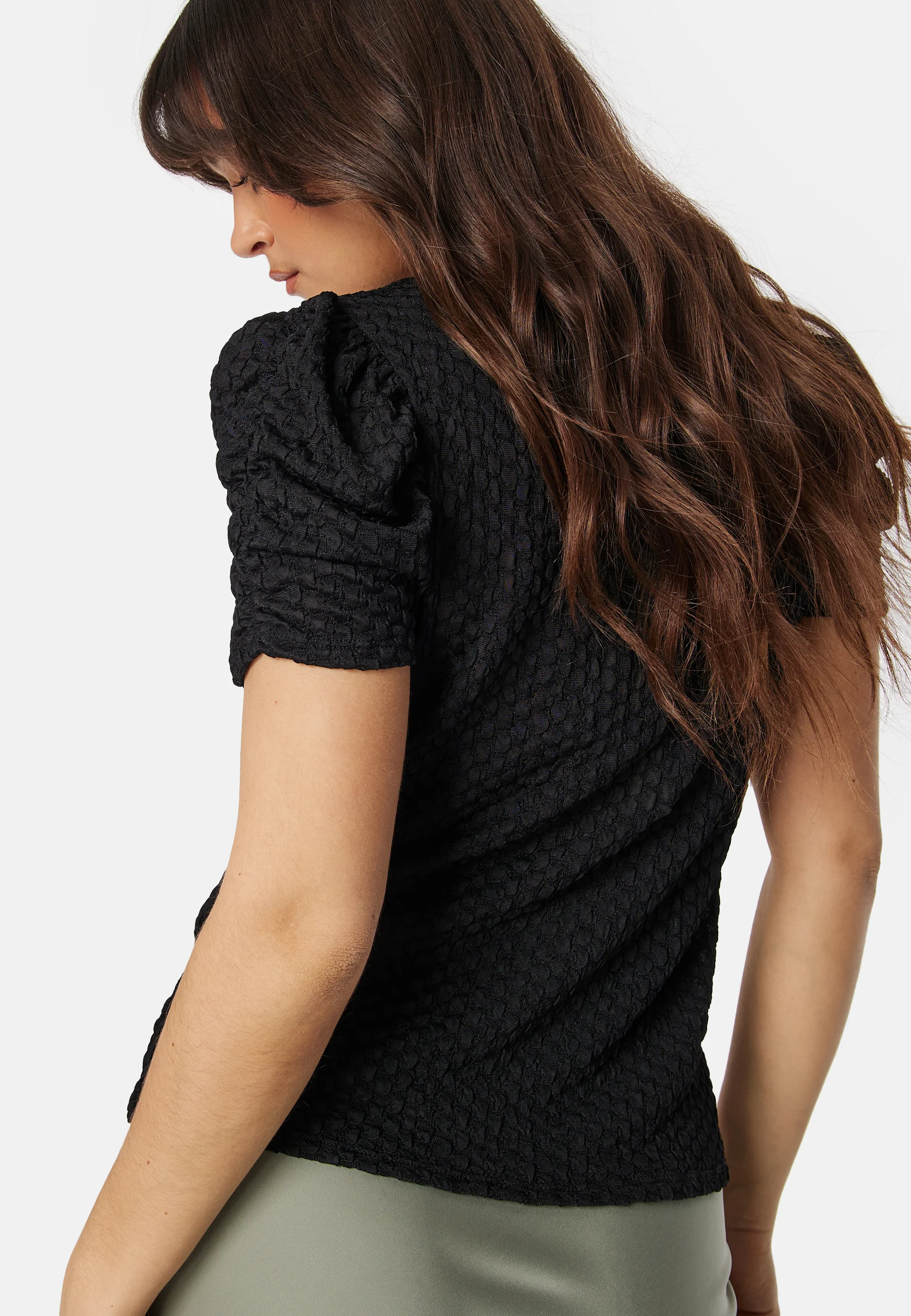 Vianine S/S Puff Sleeve top - Image 2