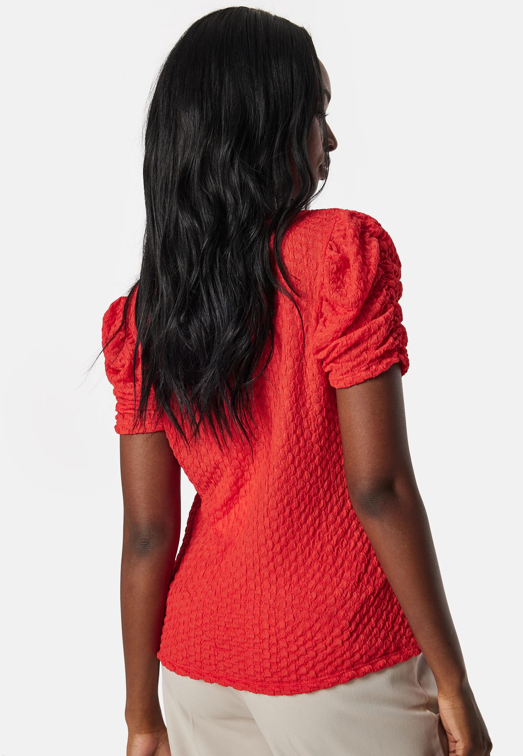 Vianine S/S Puff Sleeve top - Image 2