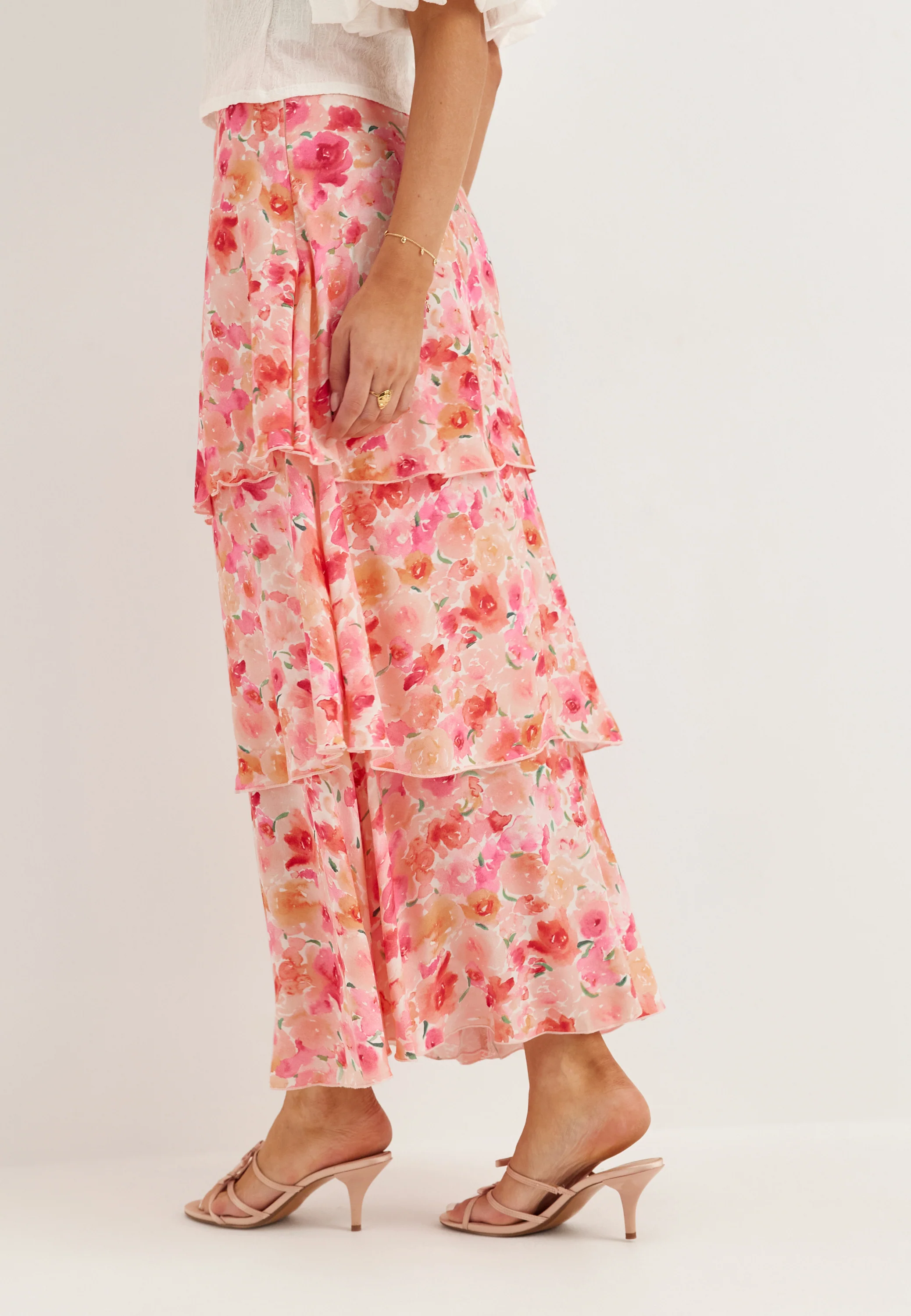 Viastra Hw Flounce Ankle Skirt - Image 3