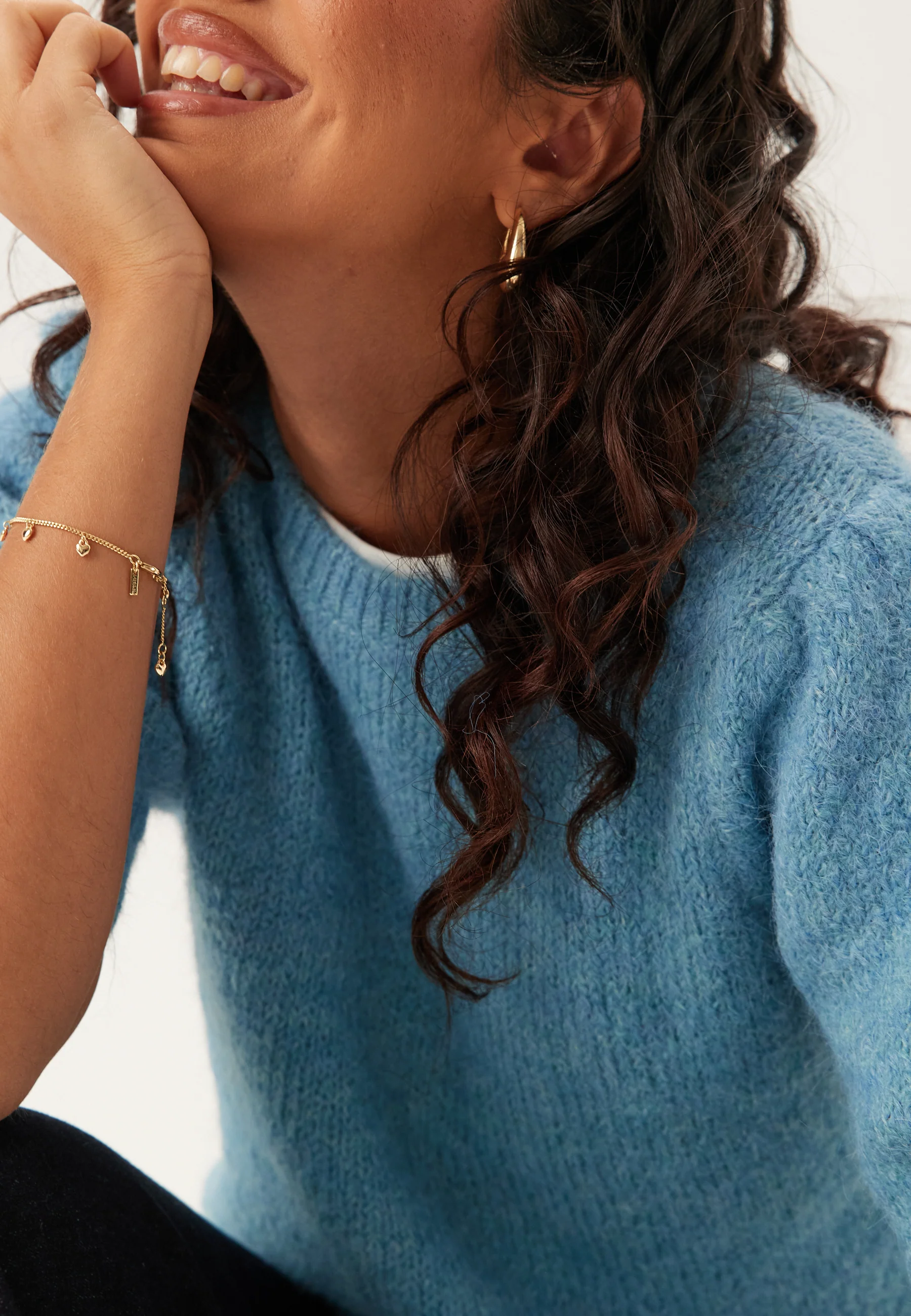Vibows O-neck 3/4 KNIT TOP KNI - Image 5