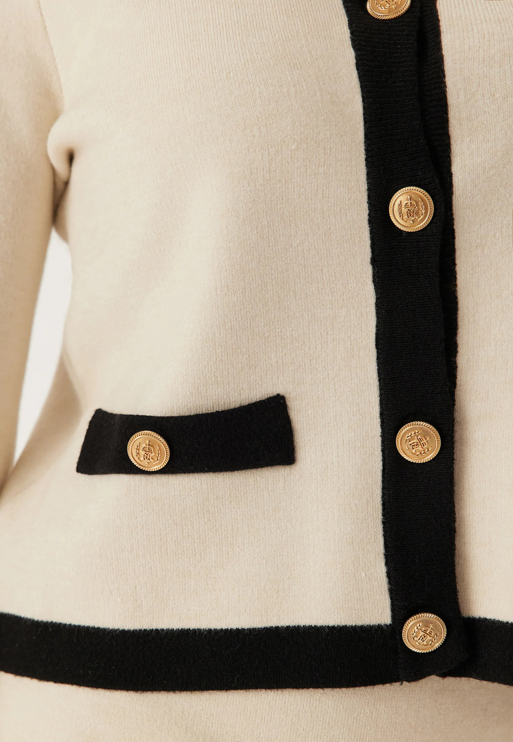 Vicassie L/S TWILL KNIT CARDIG - Image 4