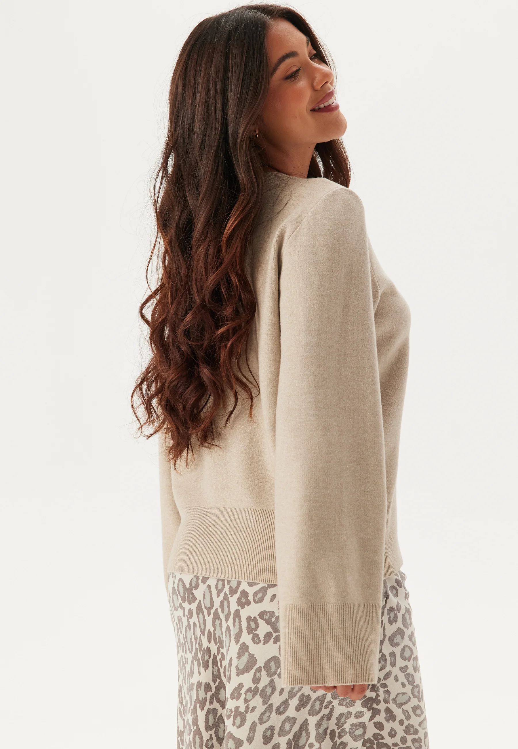 Vicassie O-neck L/S Knit Top - Image 2