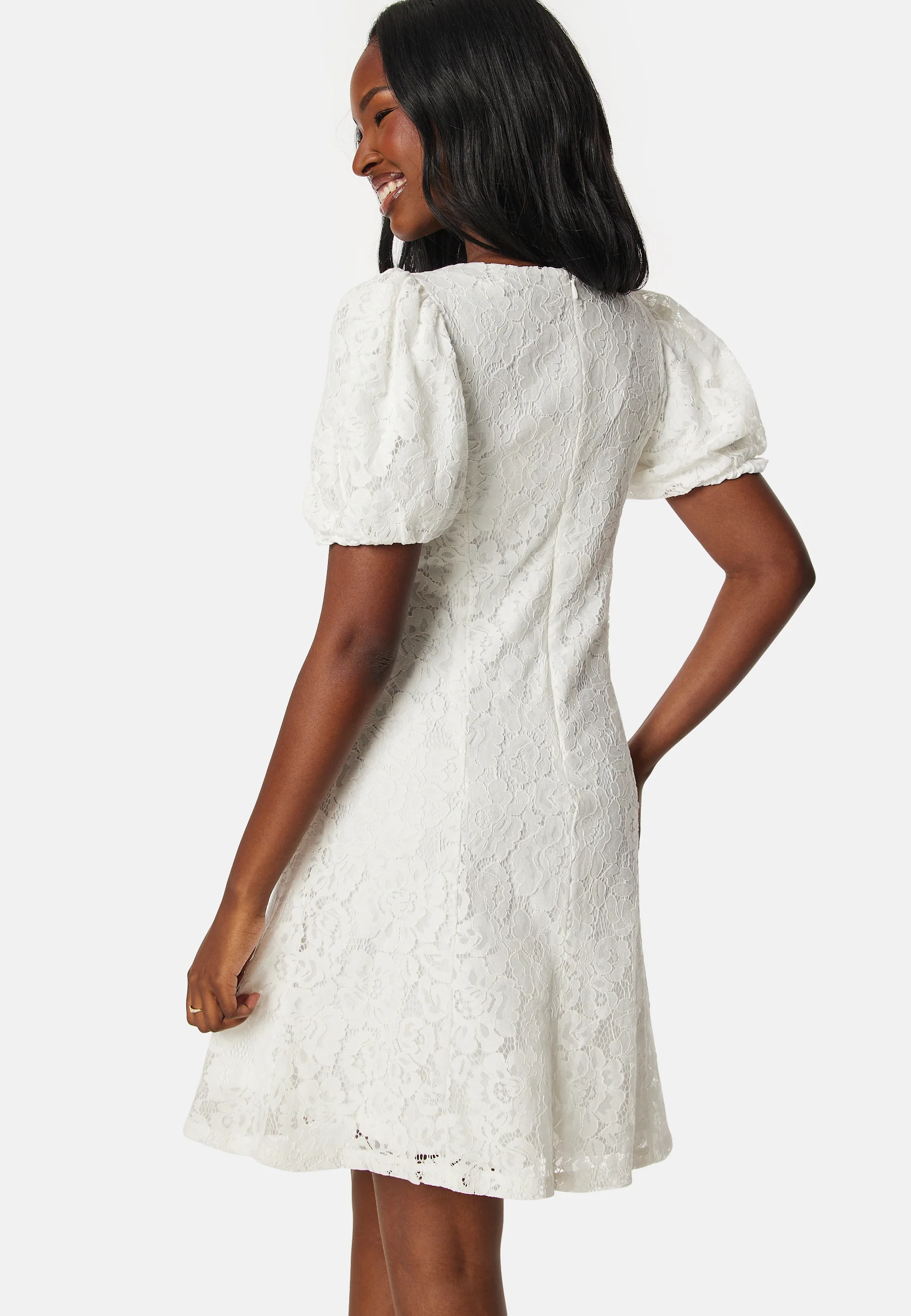 Vicava O-neck S/S Lace short dress - Image 2