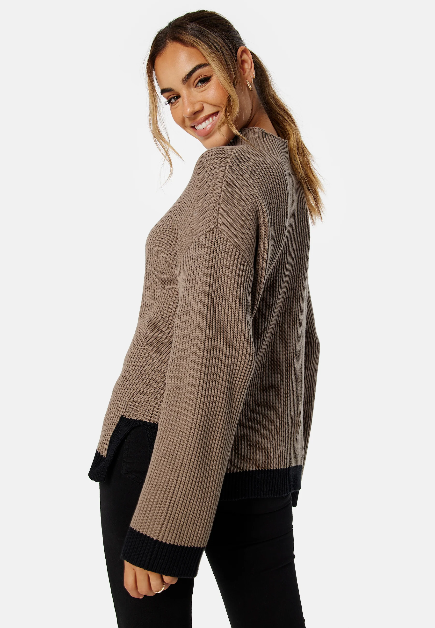 Viching L/S FunnelneckKnit Top - Image 3