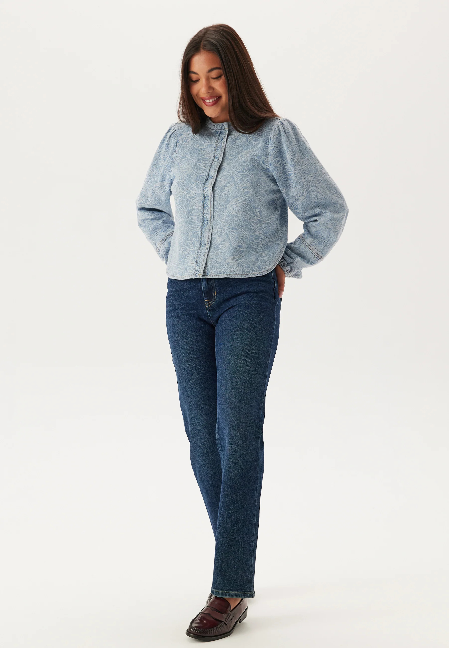 Vichris L/S DENIM SHIRT DENIM - Image 3