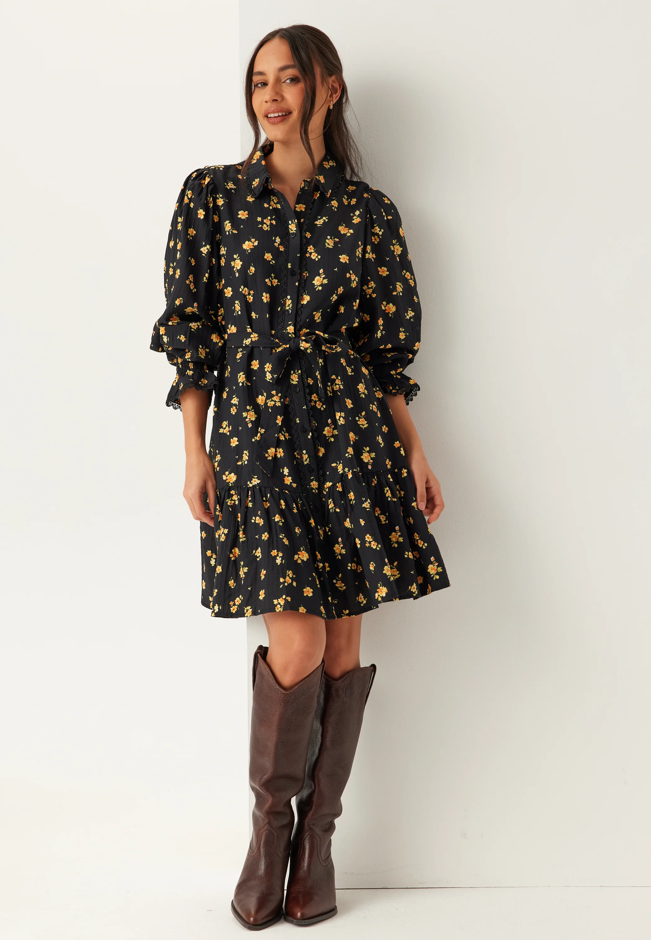 Viclo Yle L/S SHIRT DRESS - Image 5