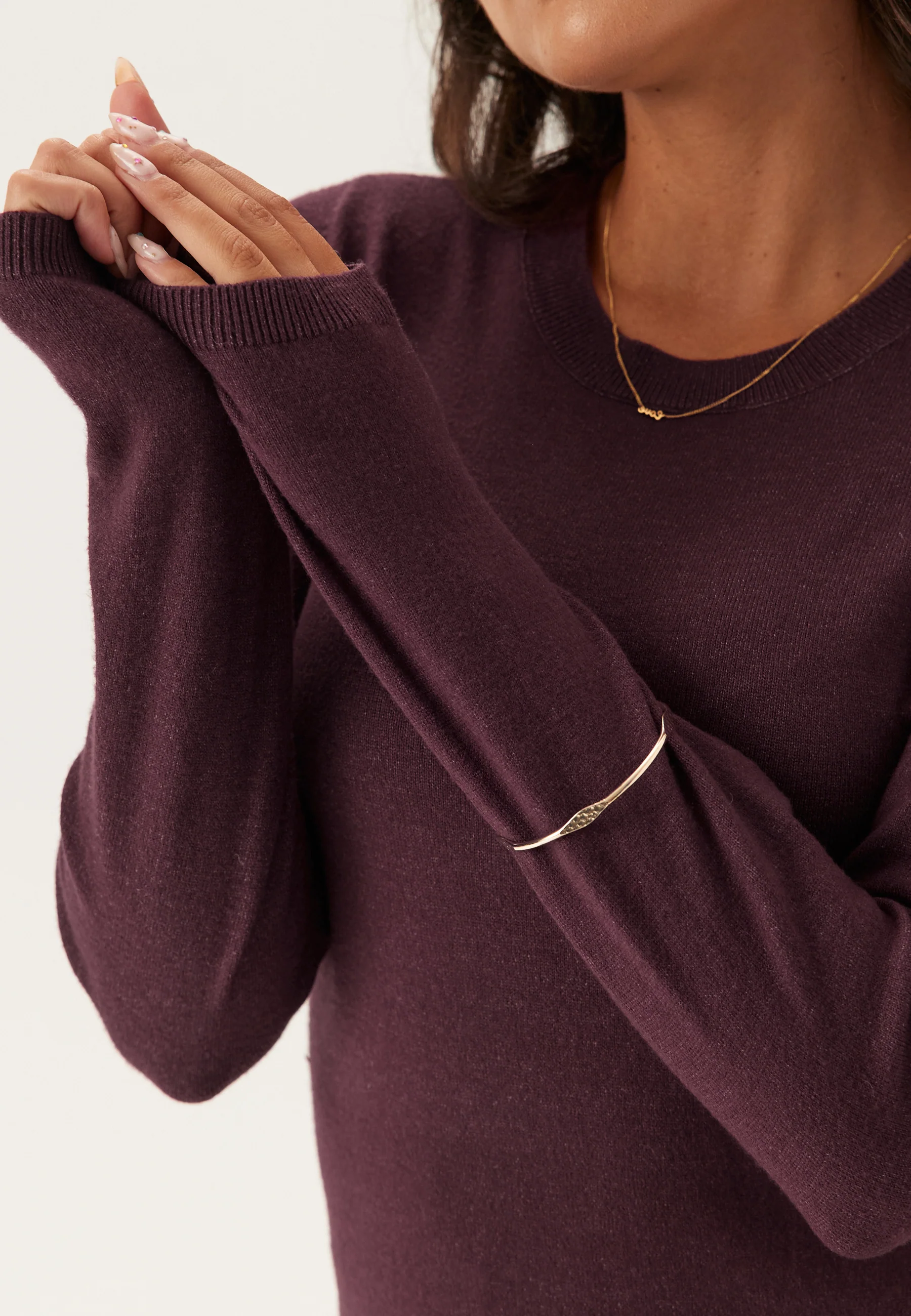 Vicomfy A-line O-neck Knit Dre - Image 4
