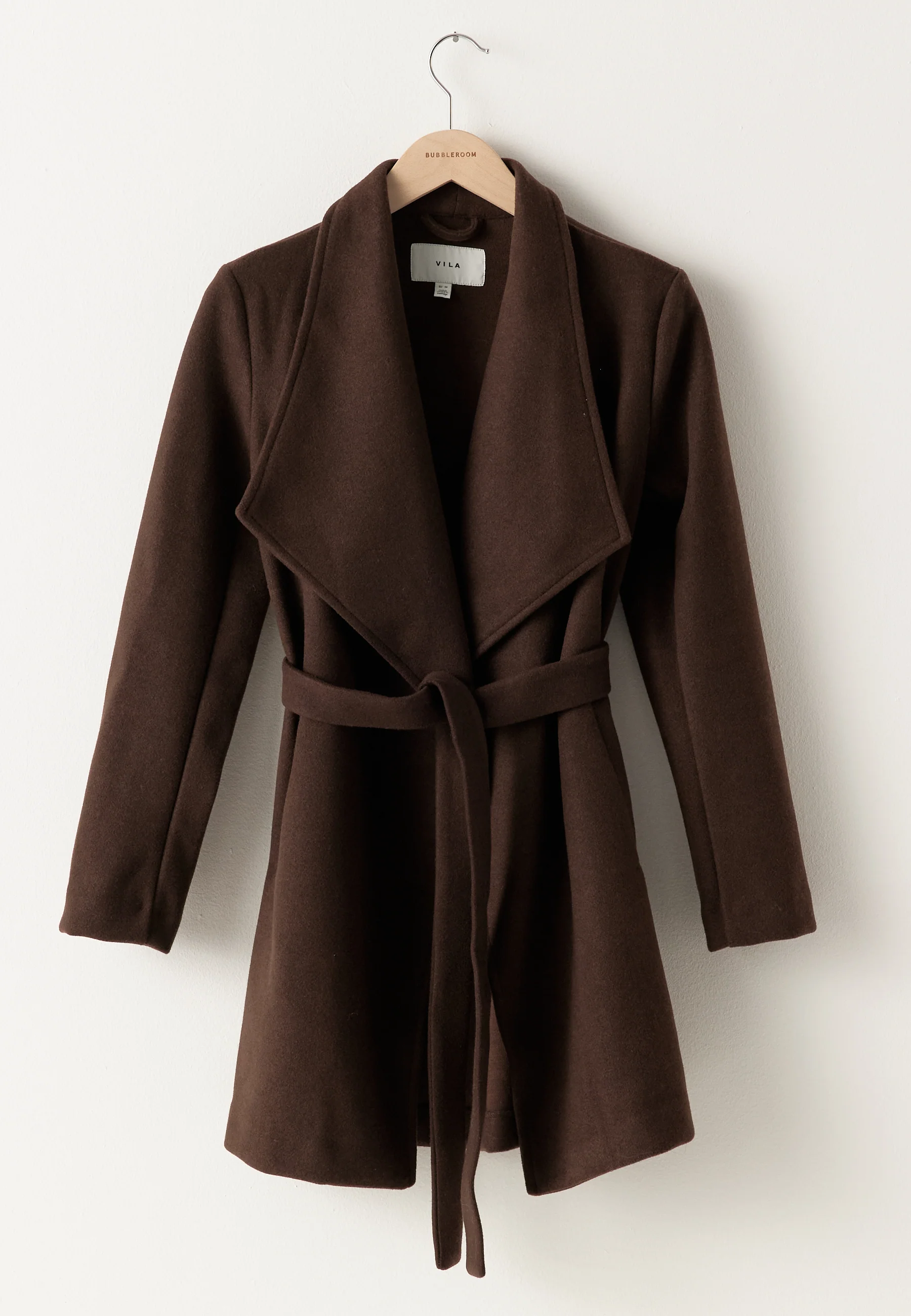 Vicooley Collar Belt Coat - Image 7