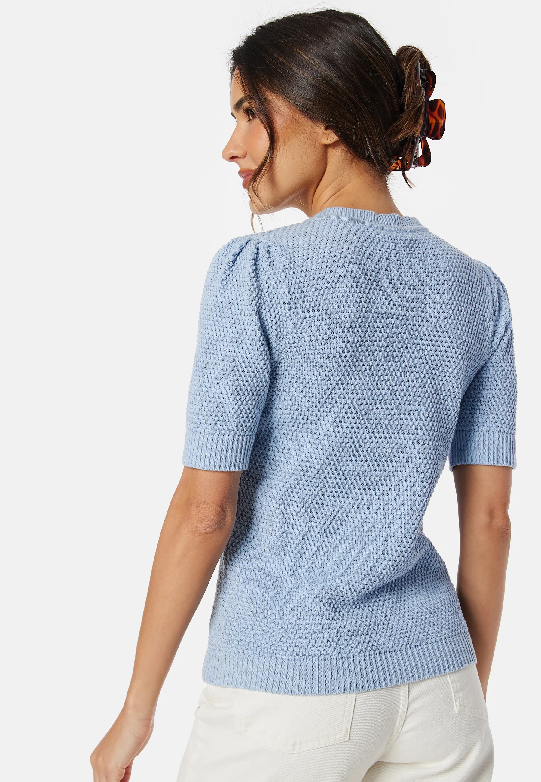 Vidalo O-Neck S/S knit top - Image 3