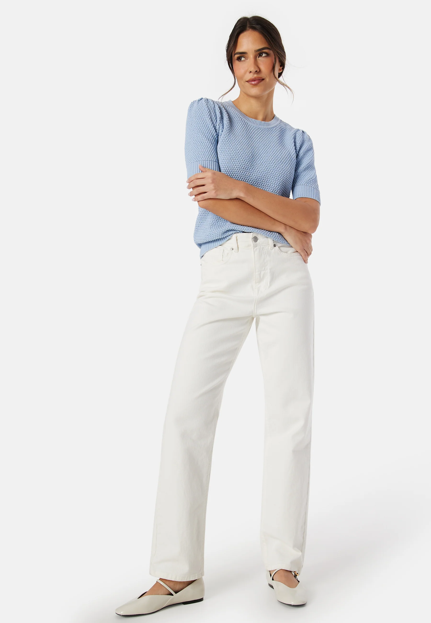 Vidalo O-Neck S/S knit top - Image 4