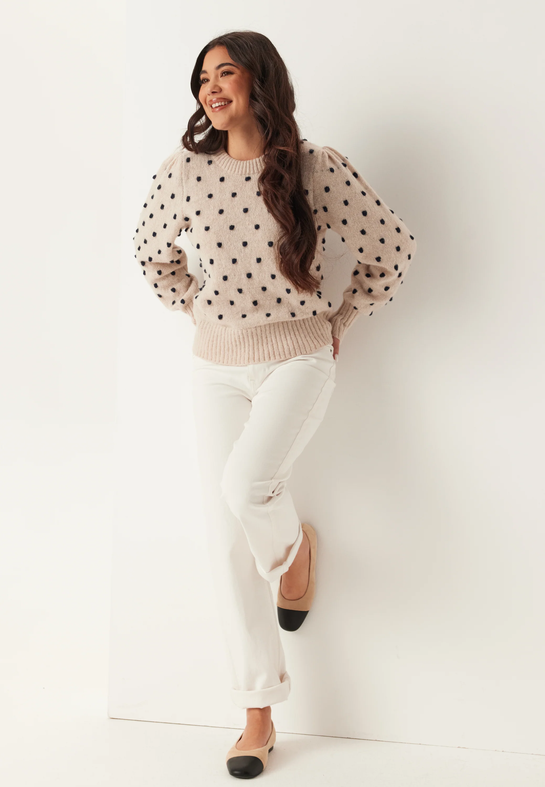 Vidottie L/S O-NECK KNIT TOP O - Image 3