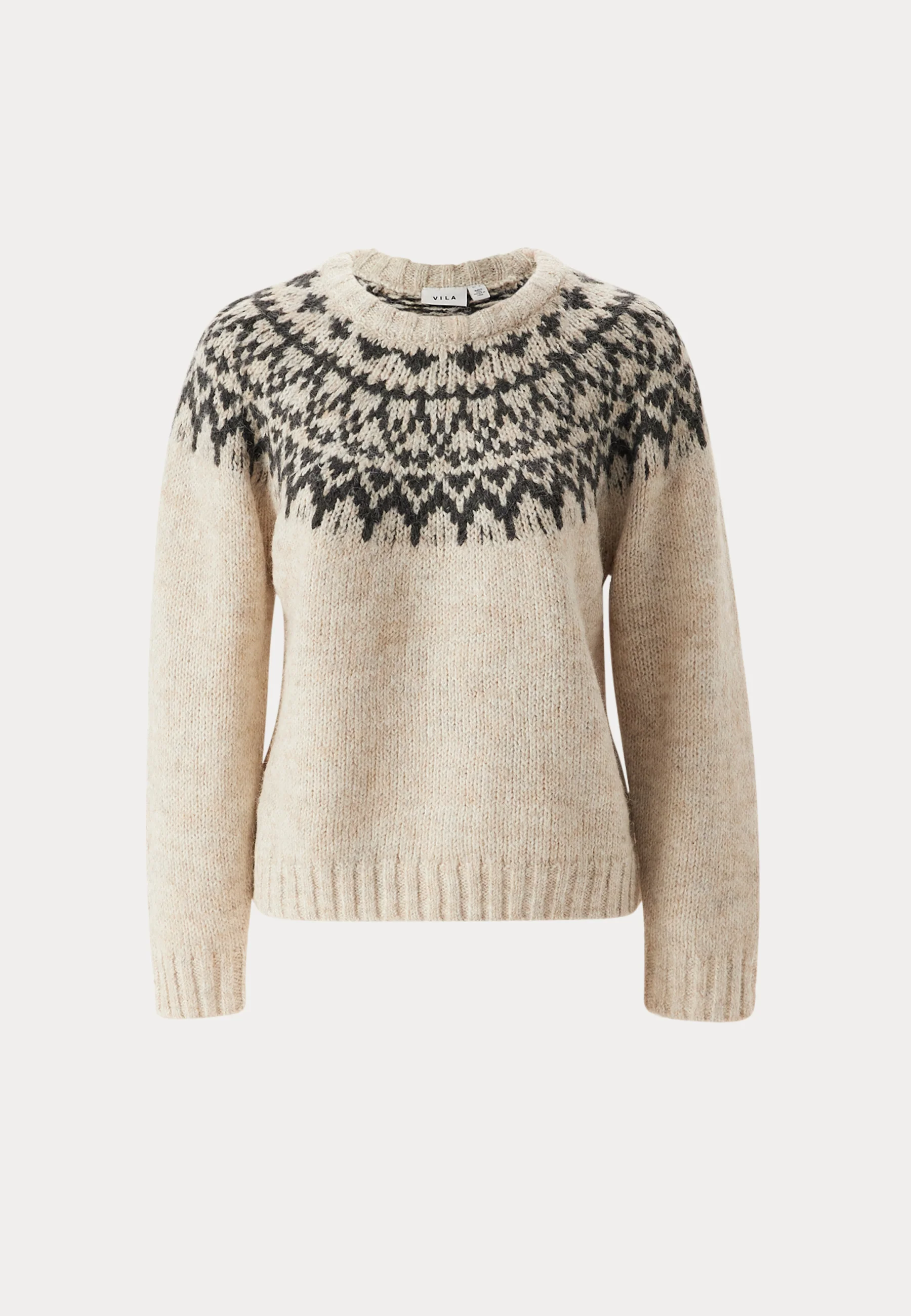 Viejla O-neck L/S JACQUARD KNI - Image 5
