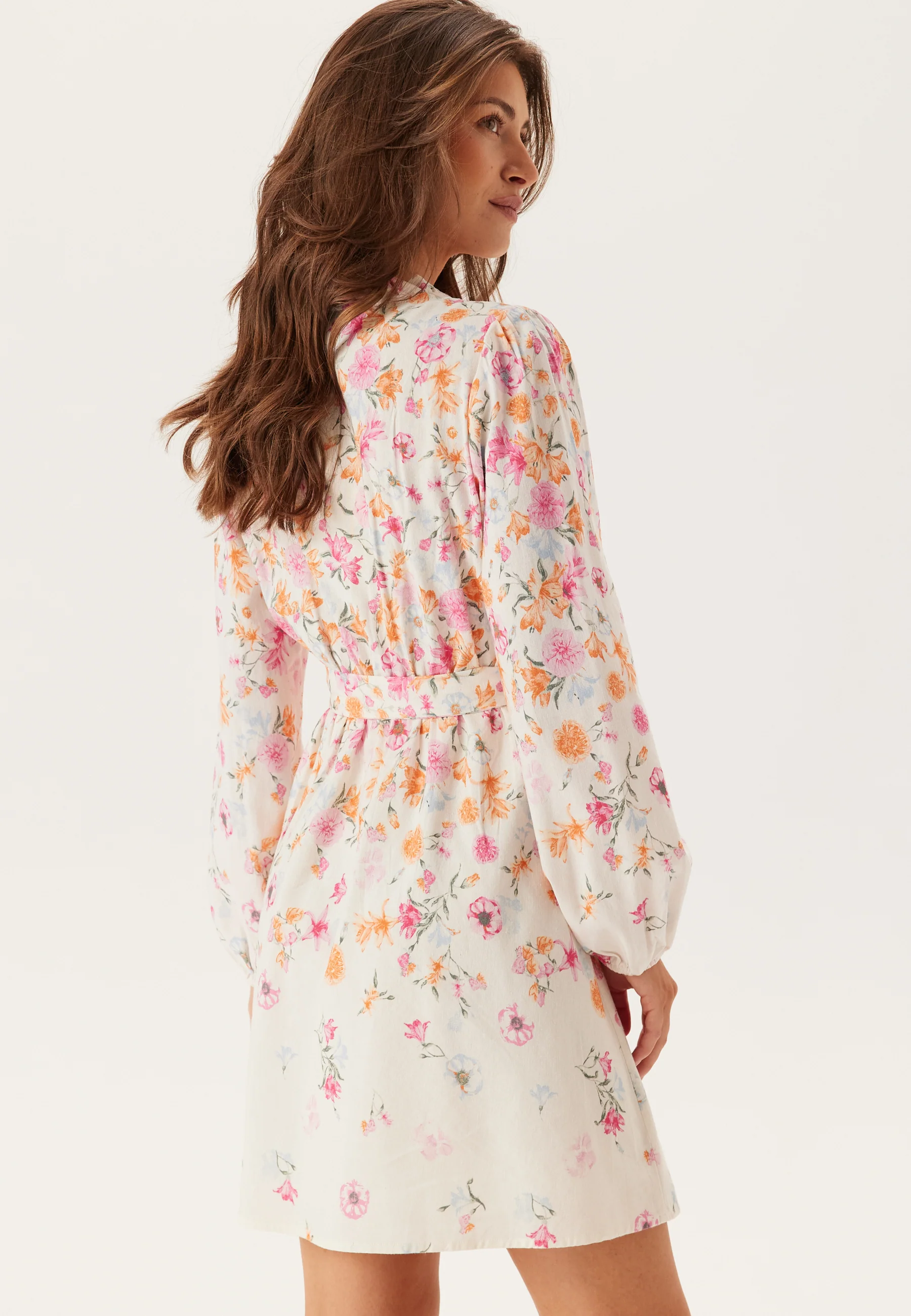 Vielma O-neck L/S SHORT DRESS - Image 3