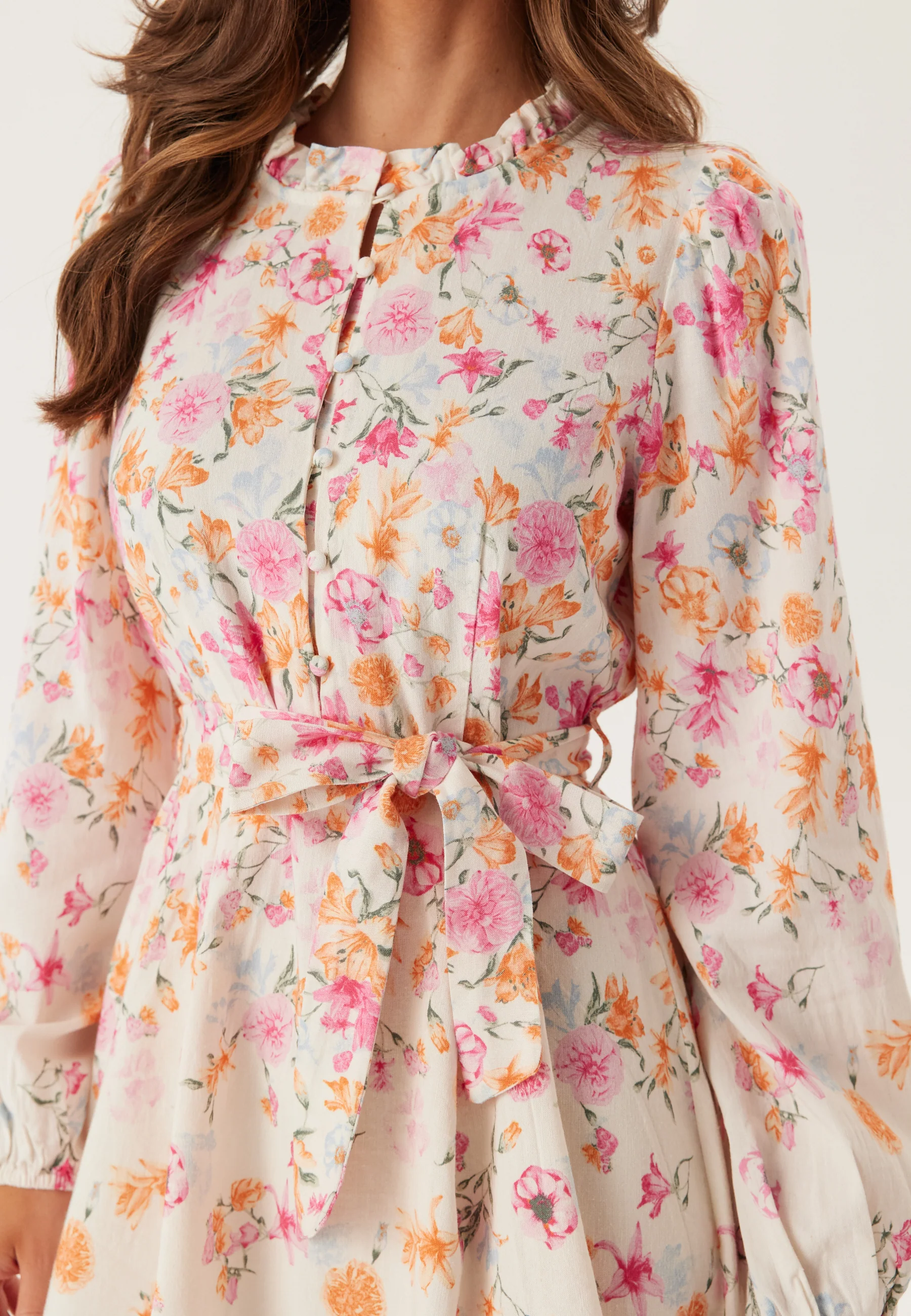 Vielma O-neck L/S SHORT DRESS - Image 5