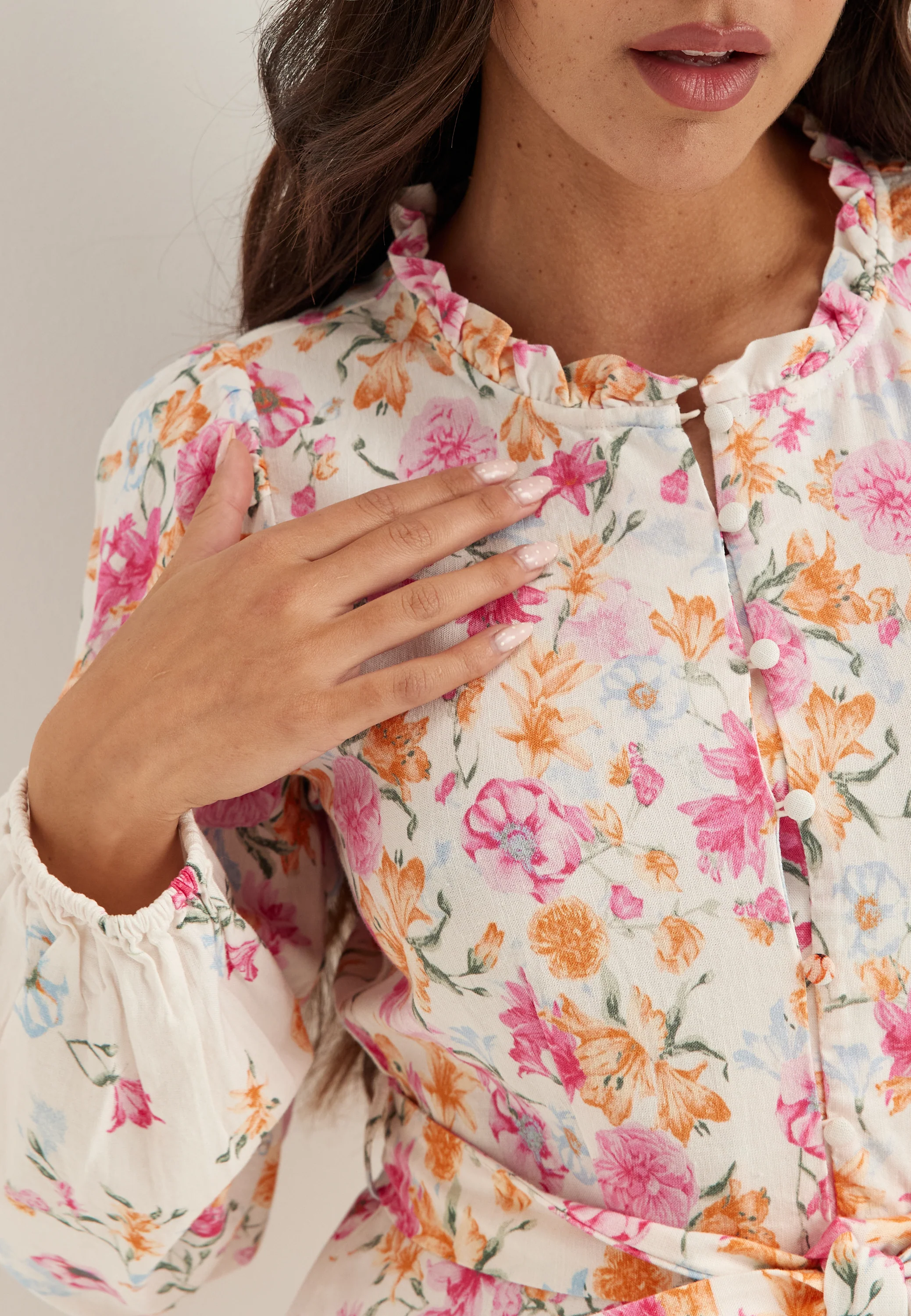 Vielma O-neck L/S SHORT DRESS - Image 3