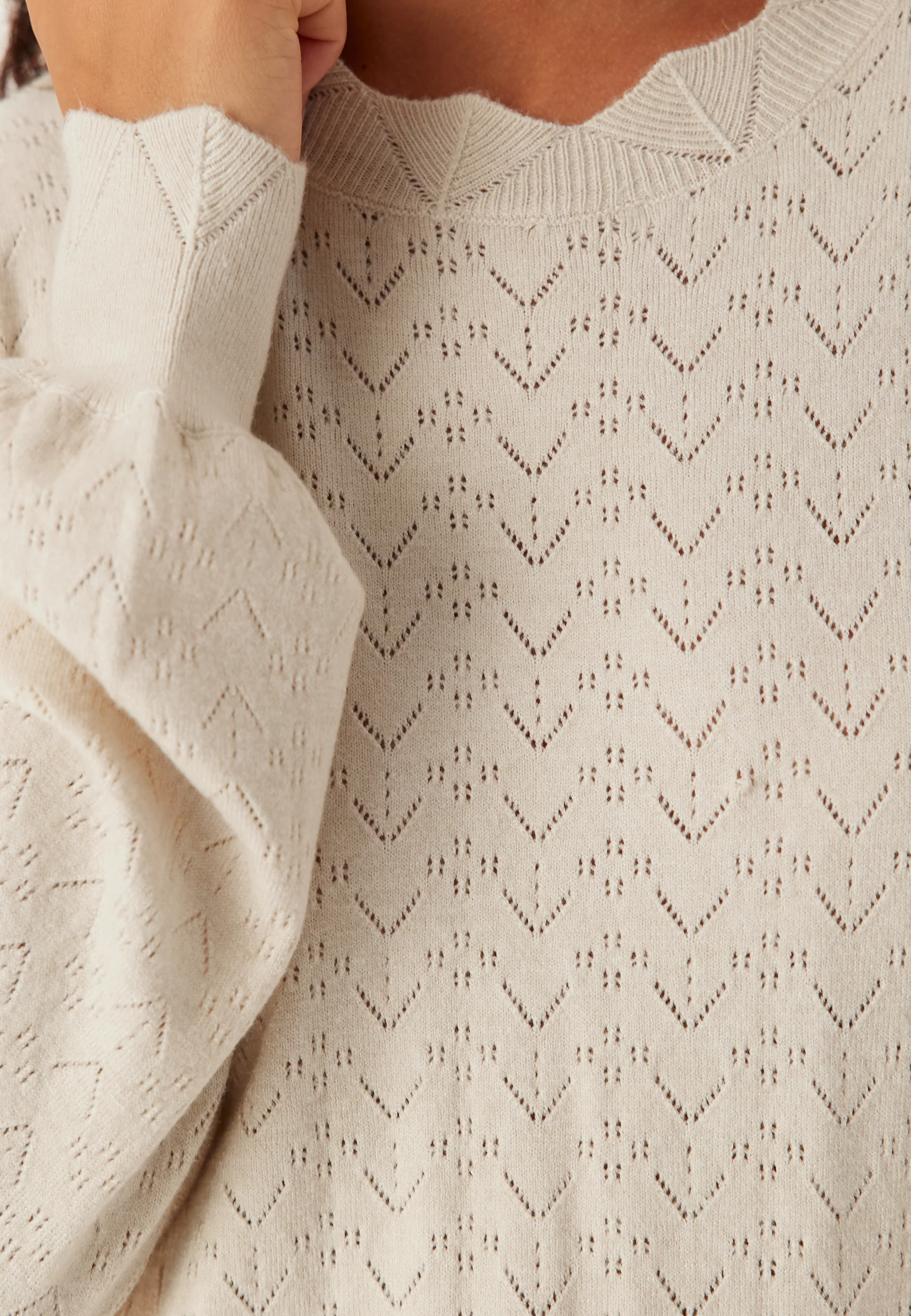 Viemi O-neck L/S KNIT TOP KNIT - Image 4