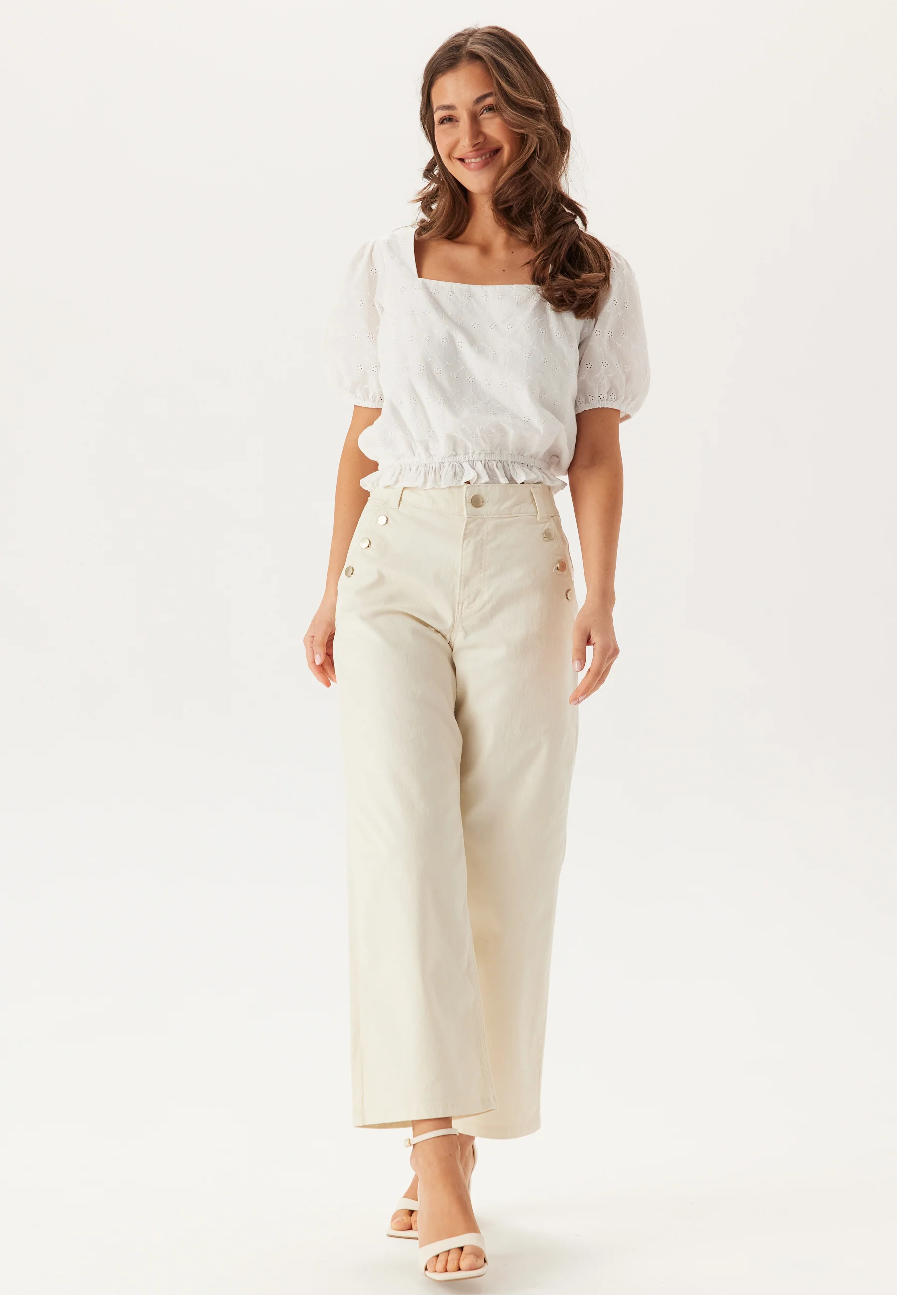 Viemma High Waist wide button jeans
