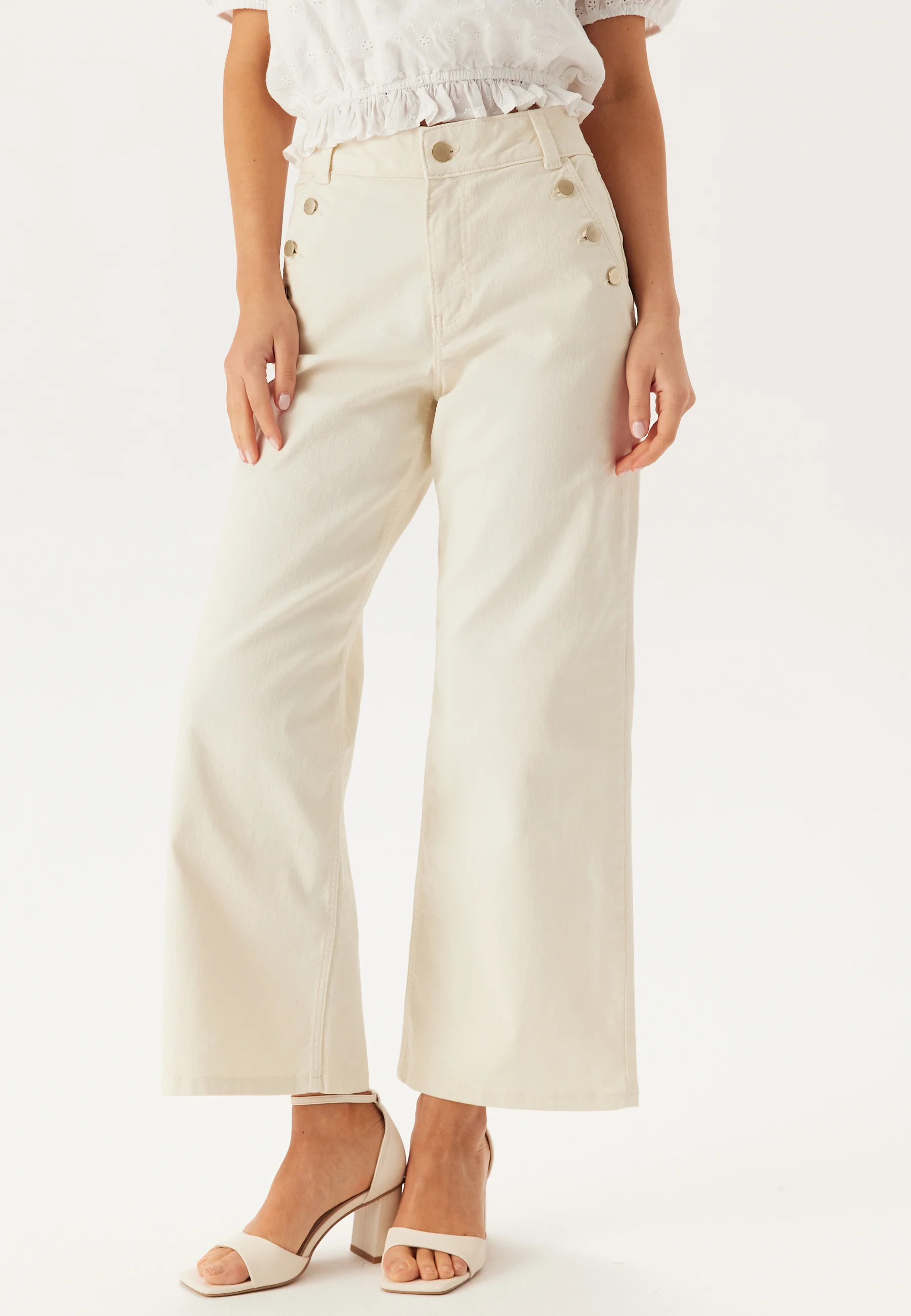 Viemma High Waist wide button jeans - Image 2