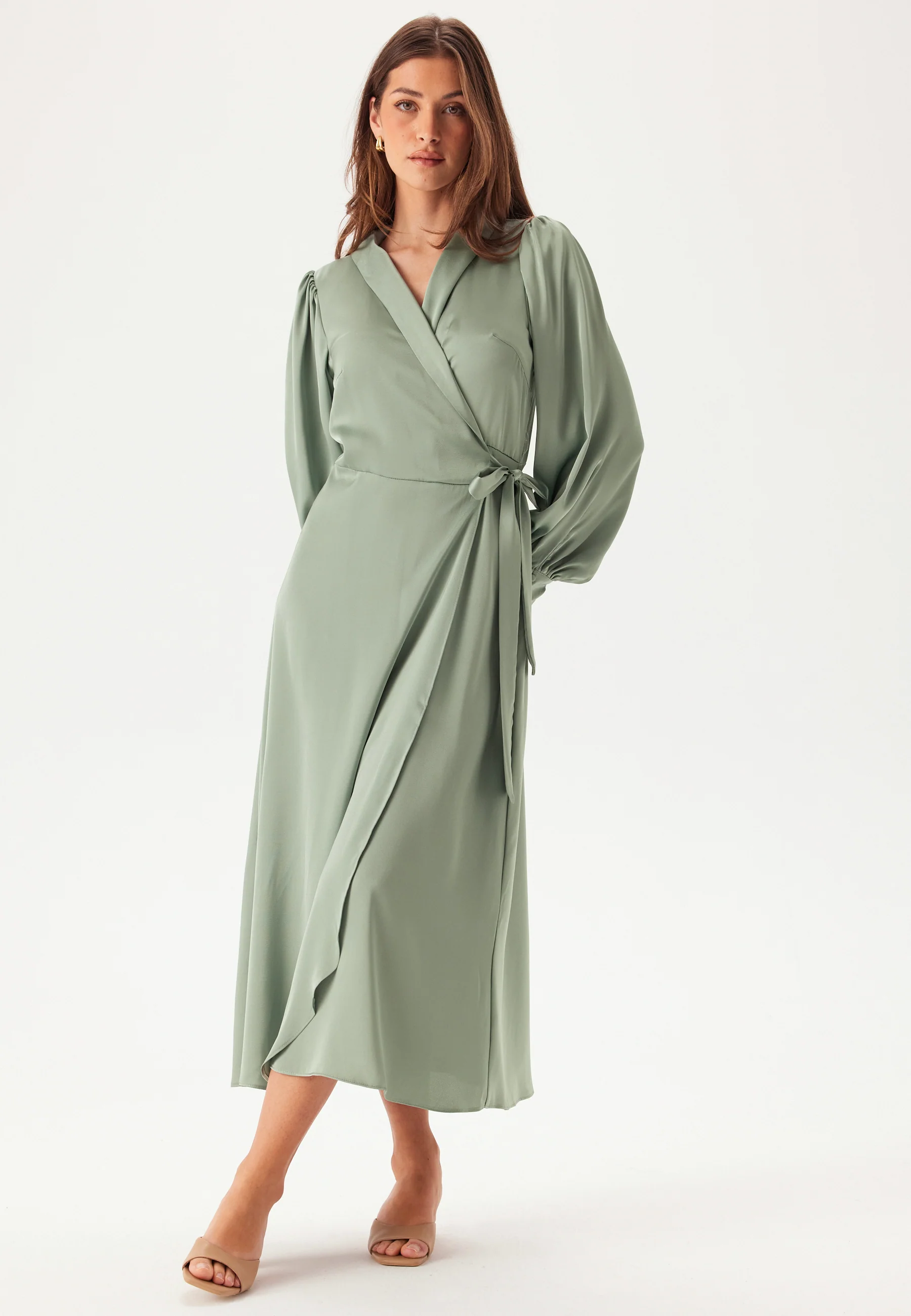 Vienna Ravenna L/S Ankle Wrap Dress