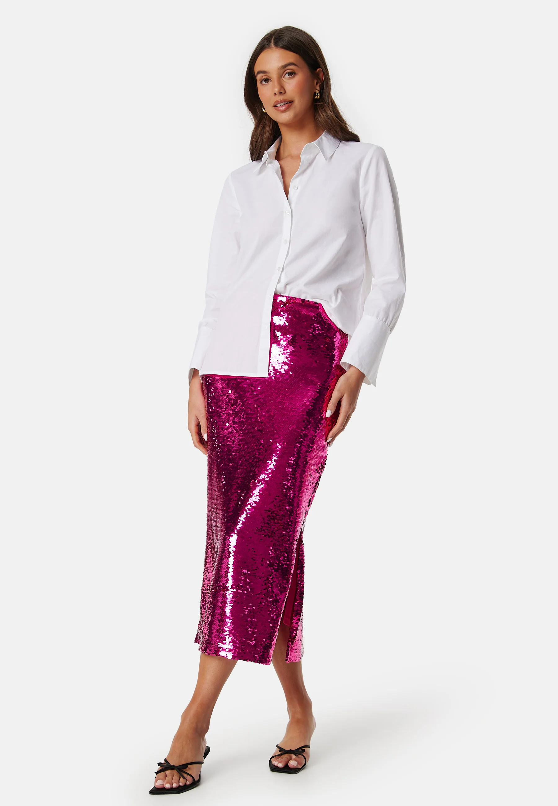 Vietta midi sequin skirt - Image 3