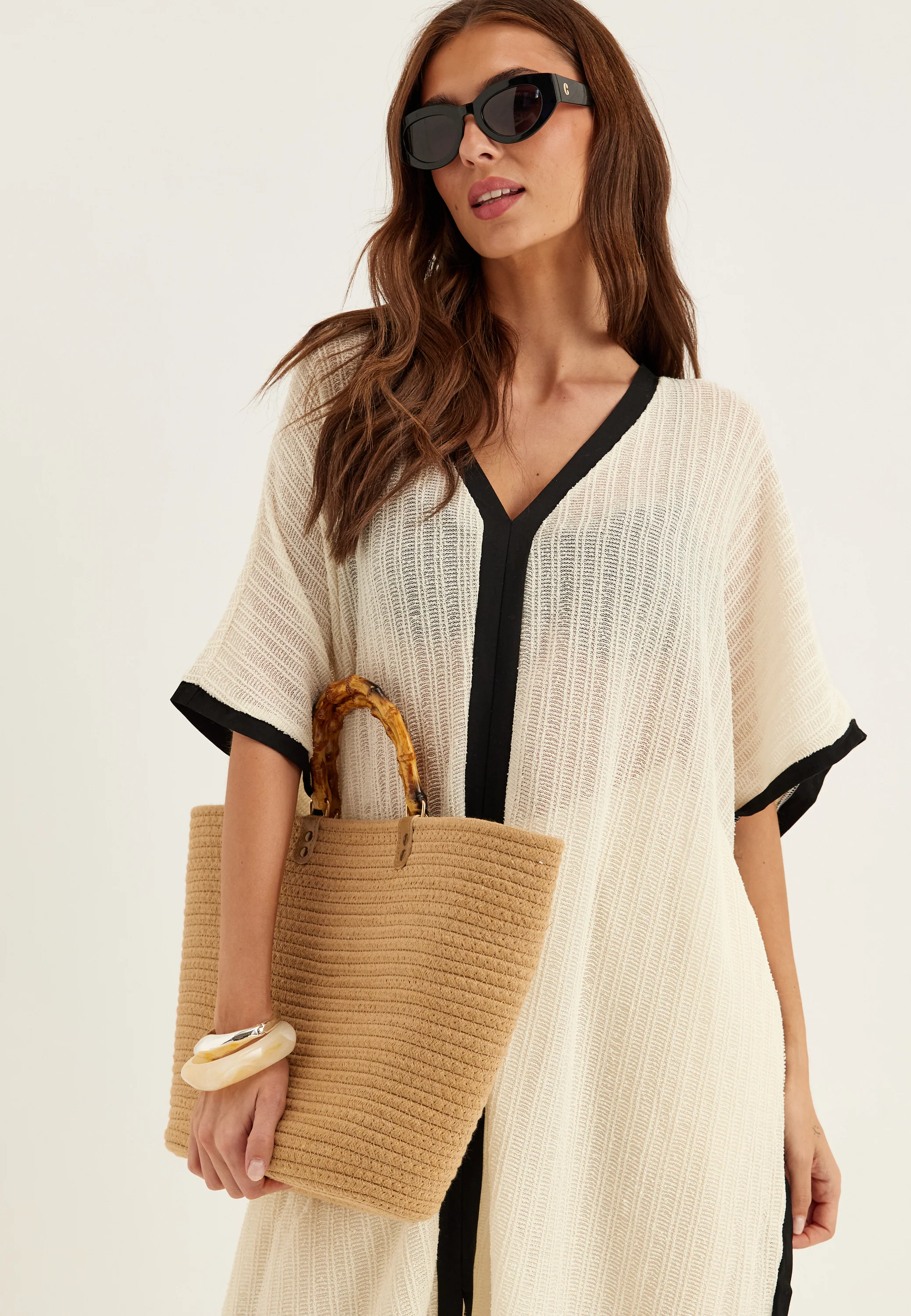 Vifabena V-neck Kimono - Image 2
