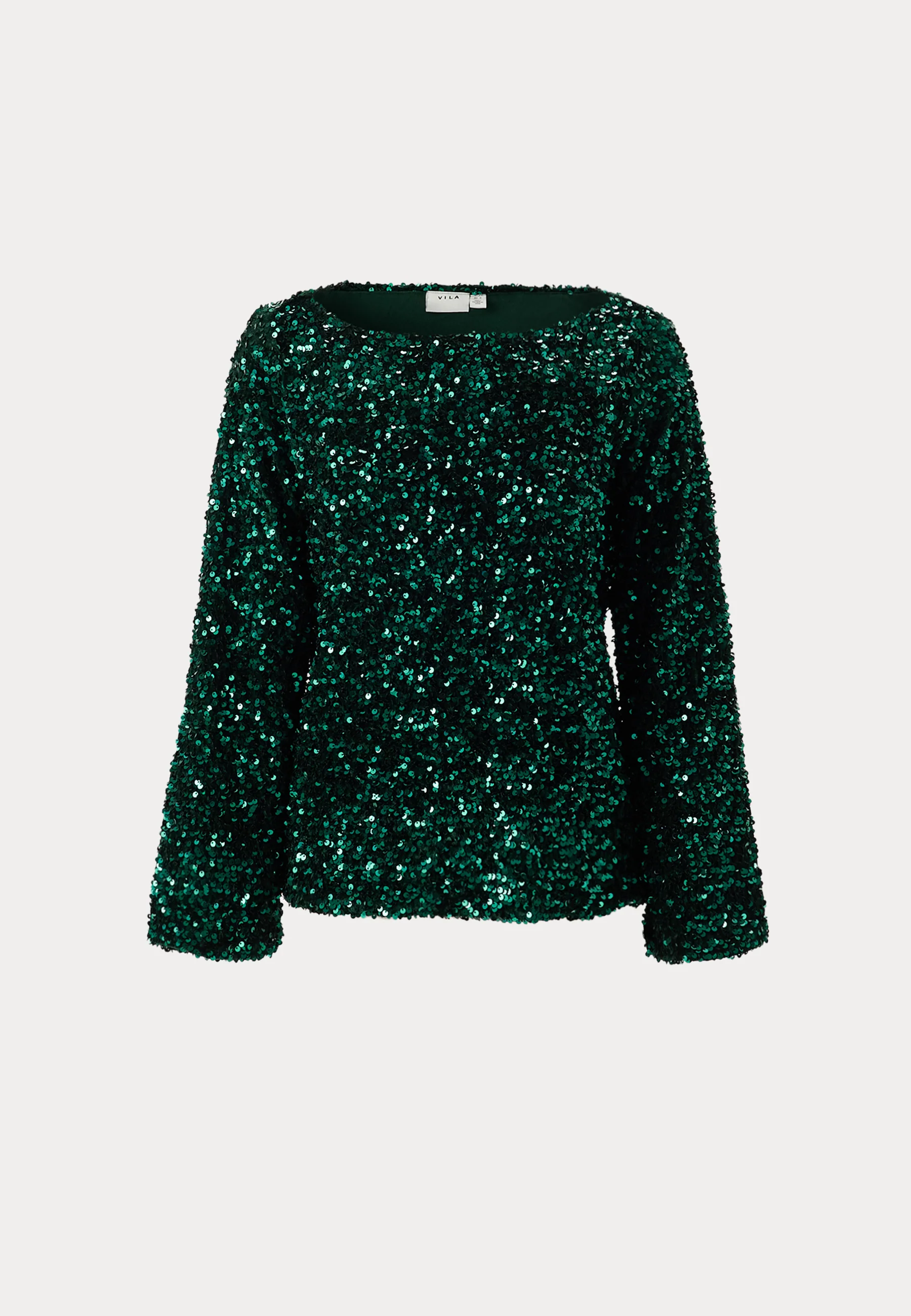 Vifaith Boat Neck L/S SEQUIN T - Image 4