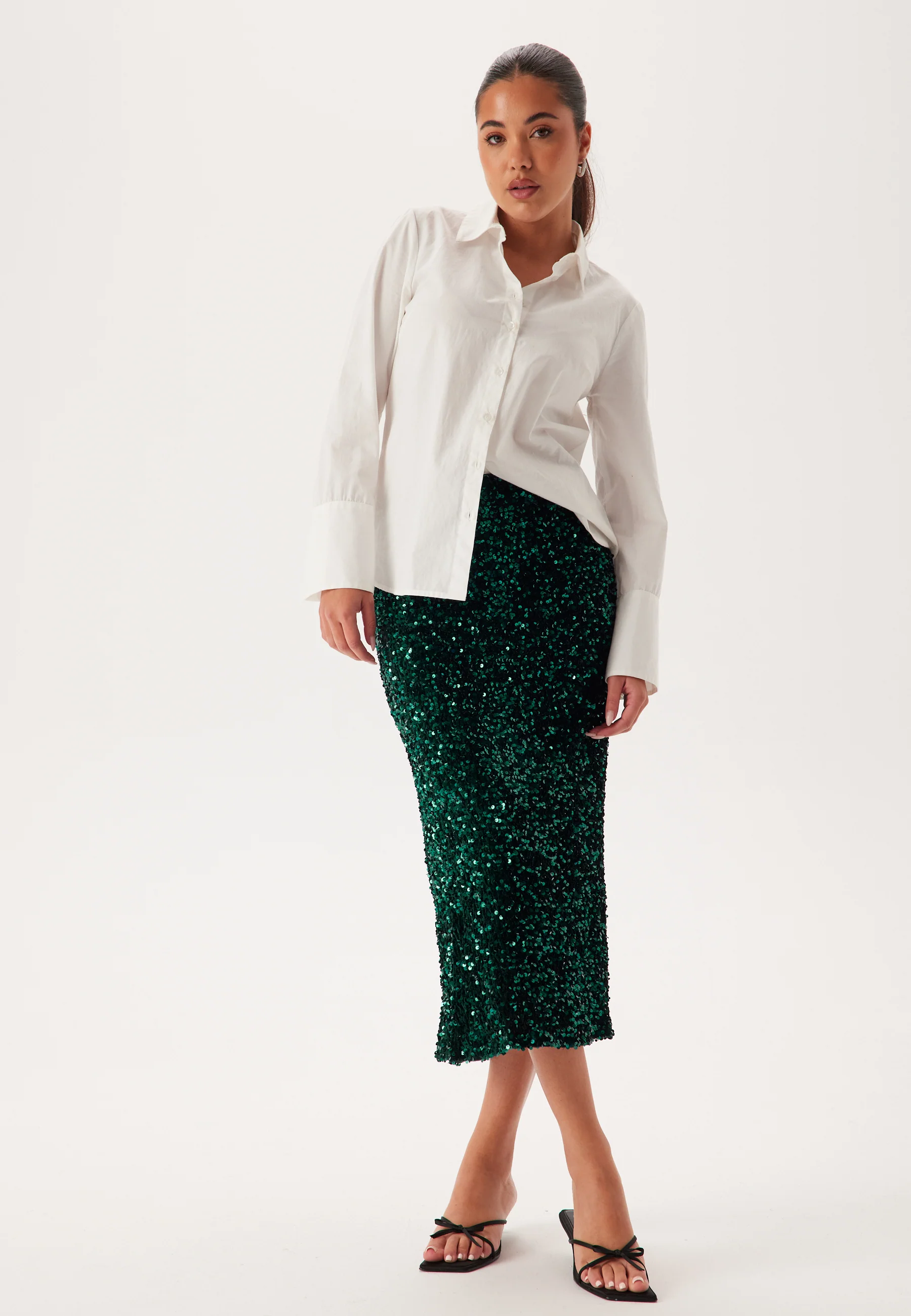 Vifaith Hw Midi Sequin Skirt - Image 3
