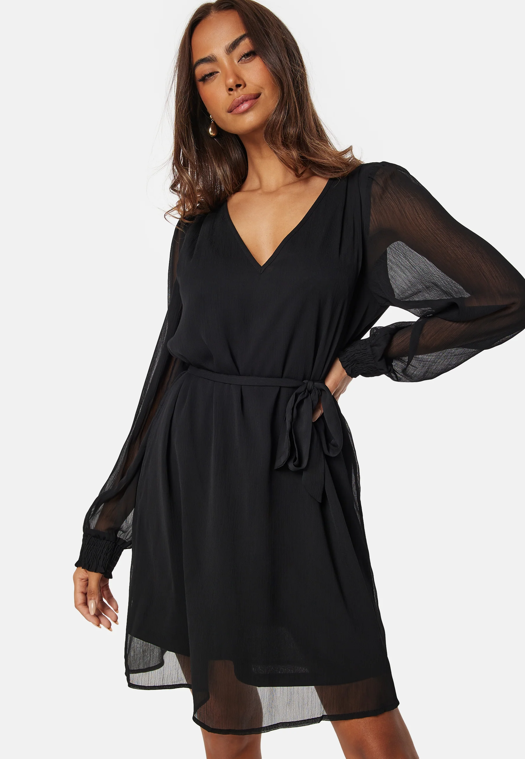Vifalia smock V-neck L/S dress - Image 4
