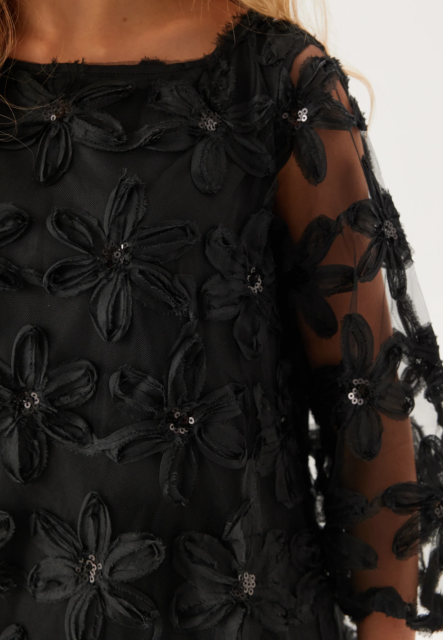 Viflora 3/4 BOATNECK SHORT DRE - Image 4