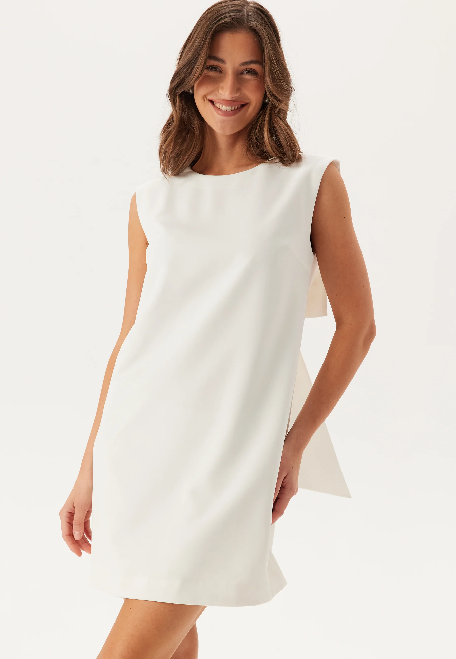 Vigery O-neck S/L SHORT DRESS - Image 2