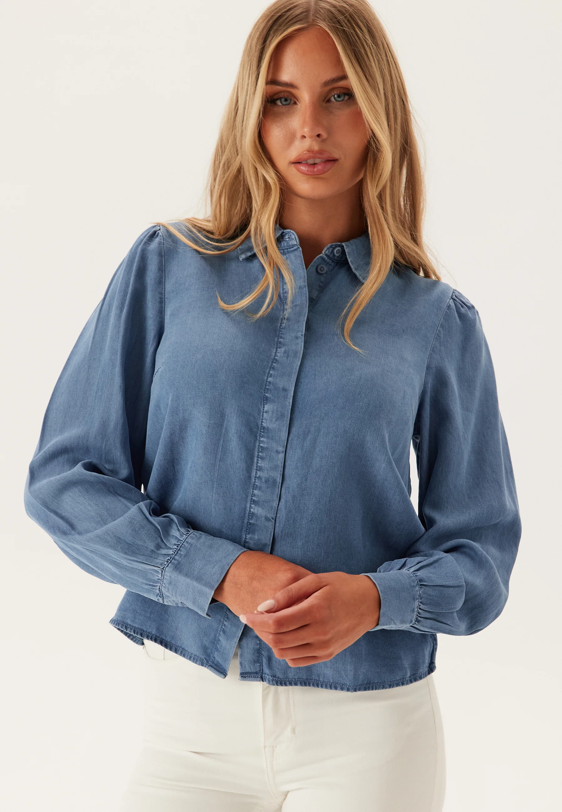 Vigivani L/S PLACKET DENIM SHI - Image 4