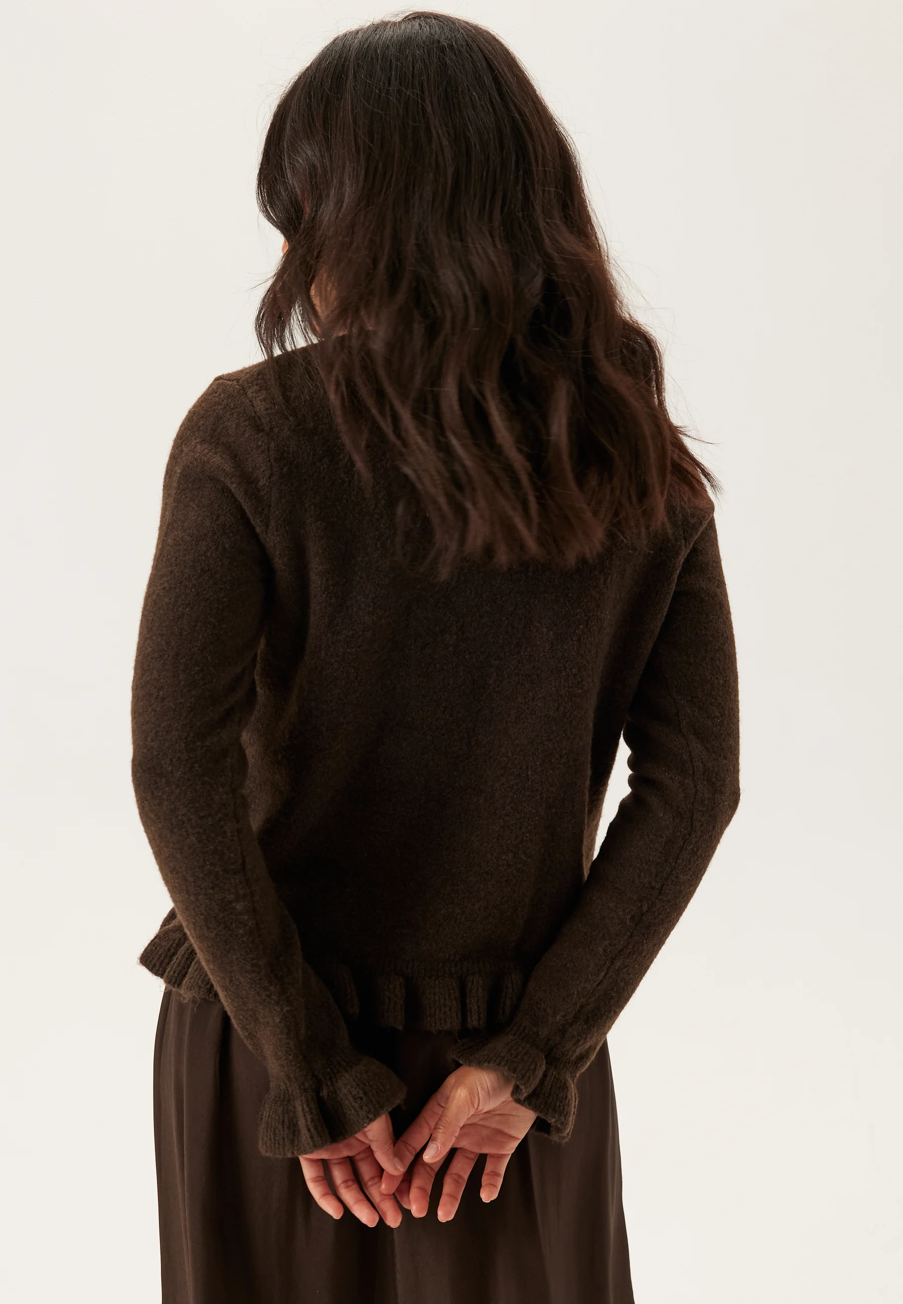 Vijacia O-neck L/S FRILL KNIT - Image 2