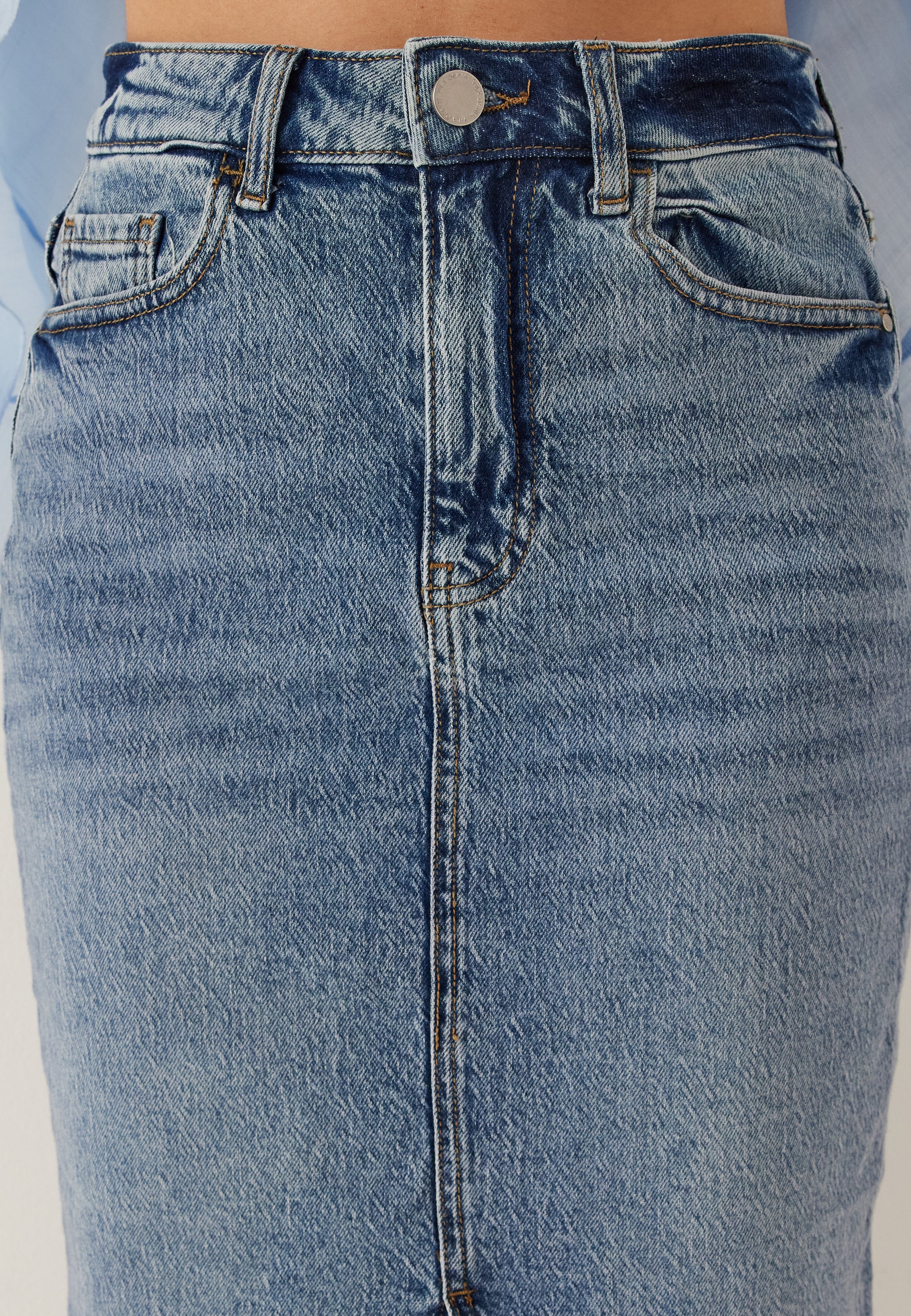 Vijaf Hw Midi Denim Skirt-noos - Image 4