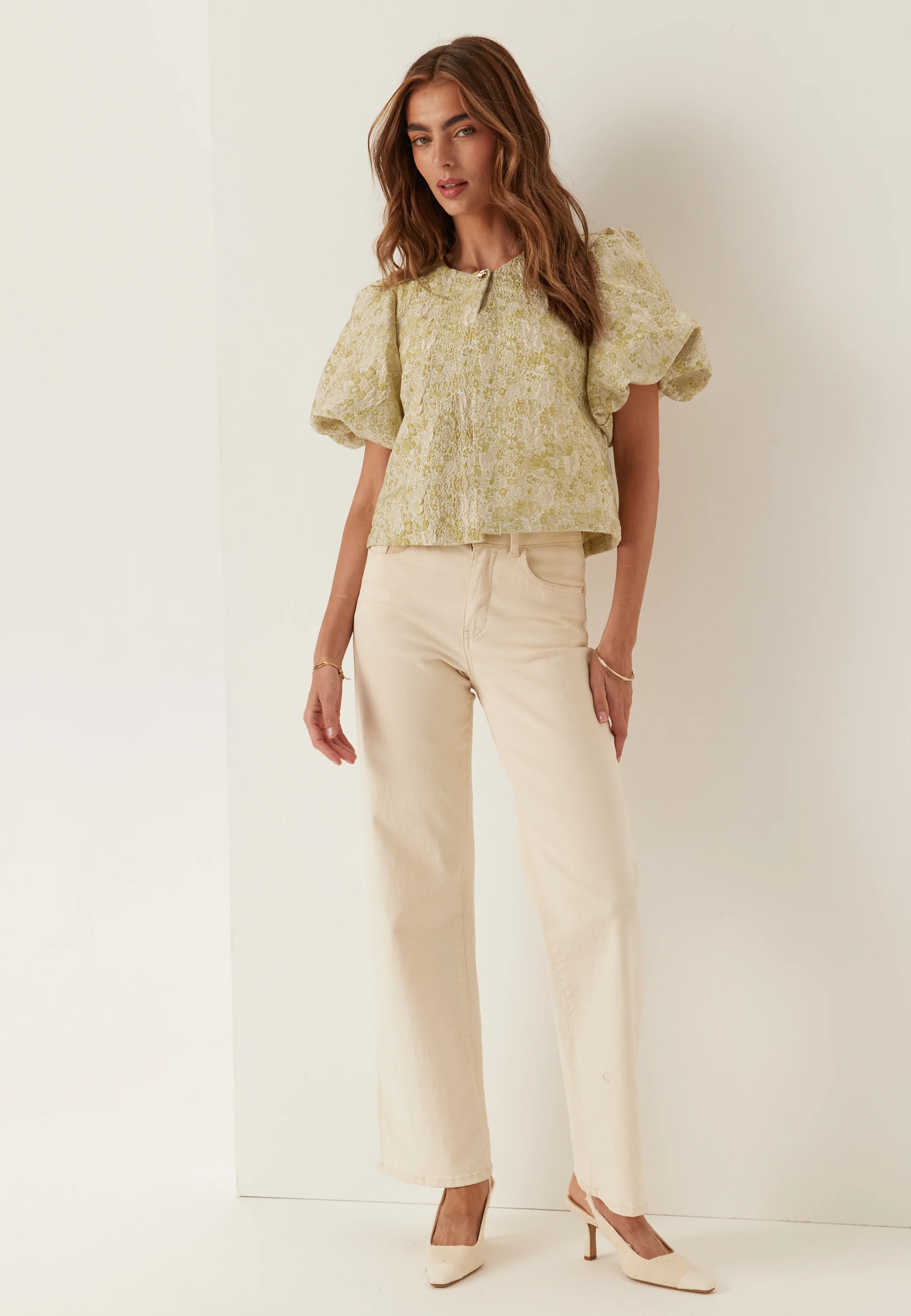 Vikaia O-neck 2/4 JACQUARD BOLERO - Image 2